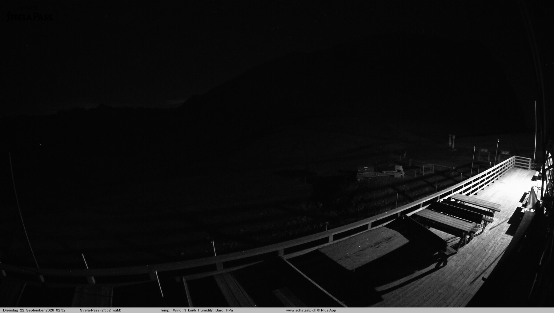Archived image Webcam Schatzalp - Strela Pass