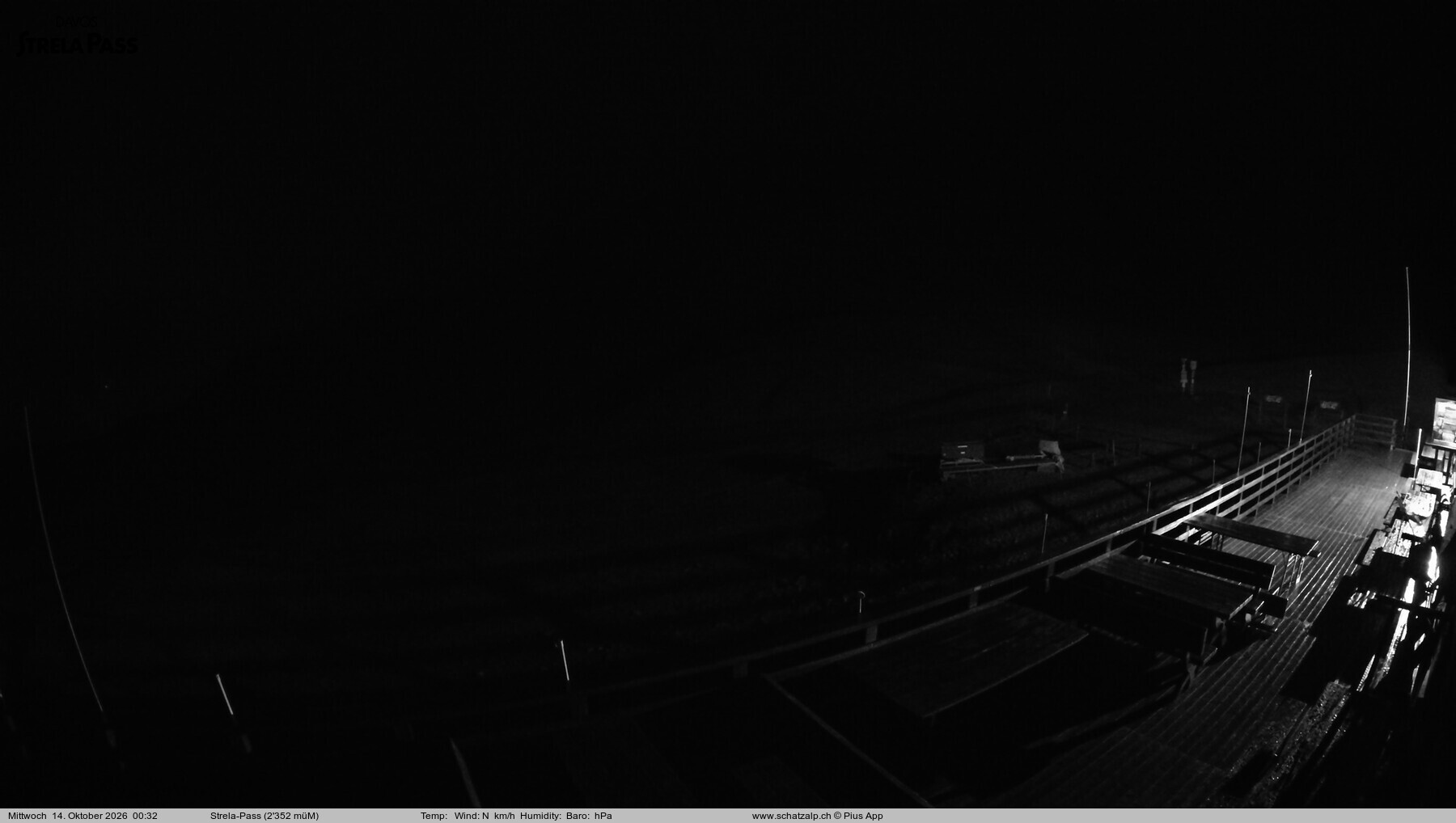 Archiv Foto Webcam Restaurant Strela Pass Schatzalp