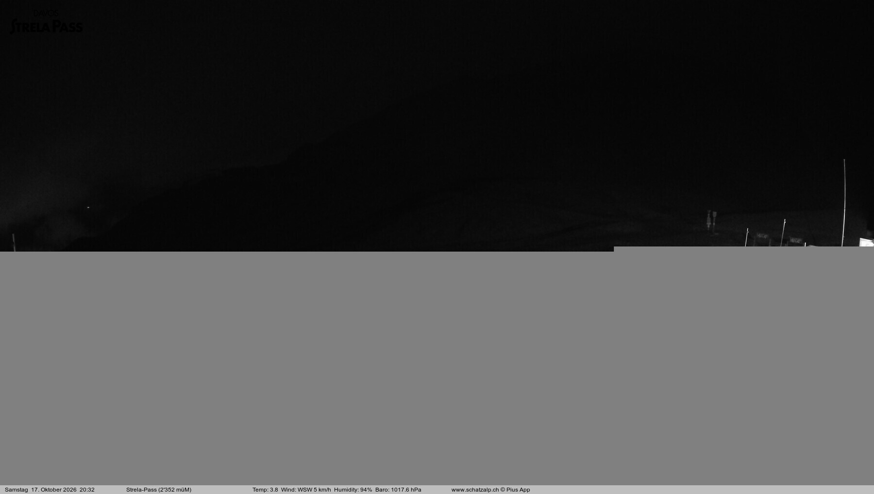 Archived image Webcam Schatzalp - Strela Pass
