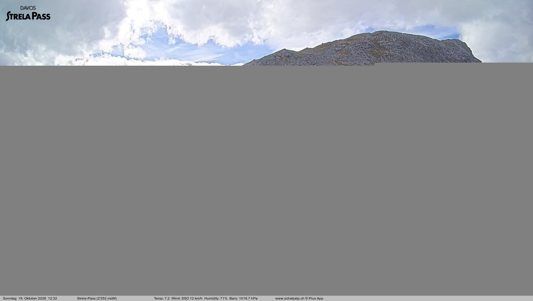 Archiv Foto Webcam Restaurant Strela Pass Schatzalp
