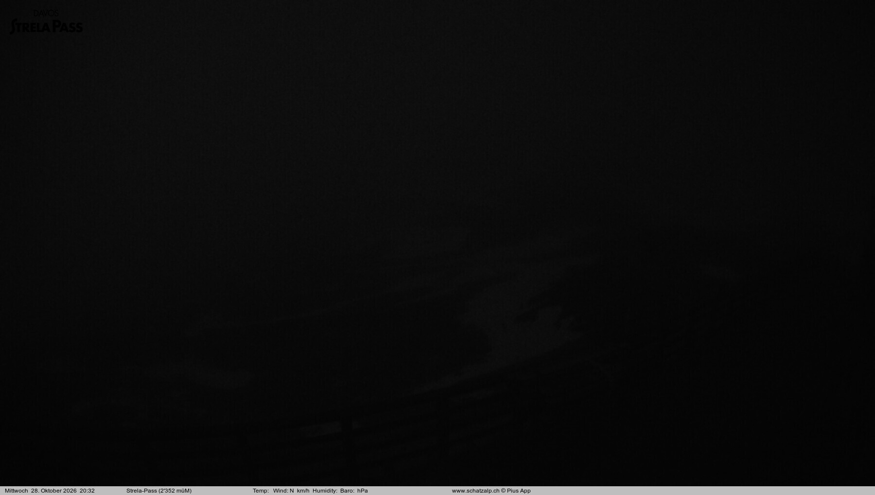 Archived image Webcam Schatzalp - Strela Pass