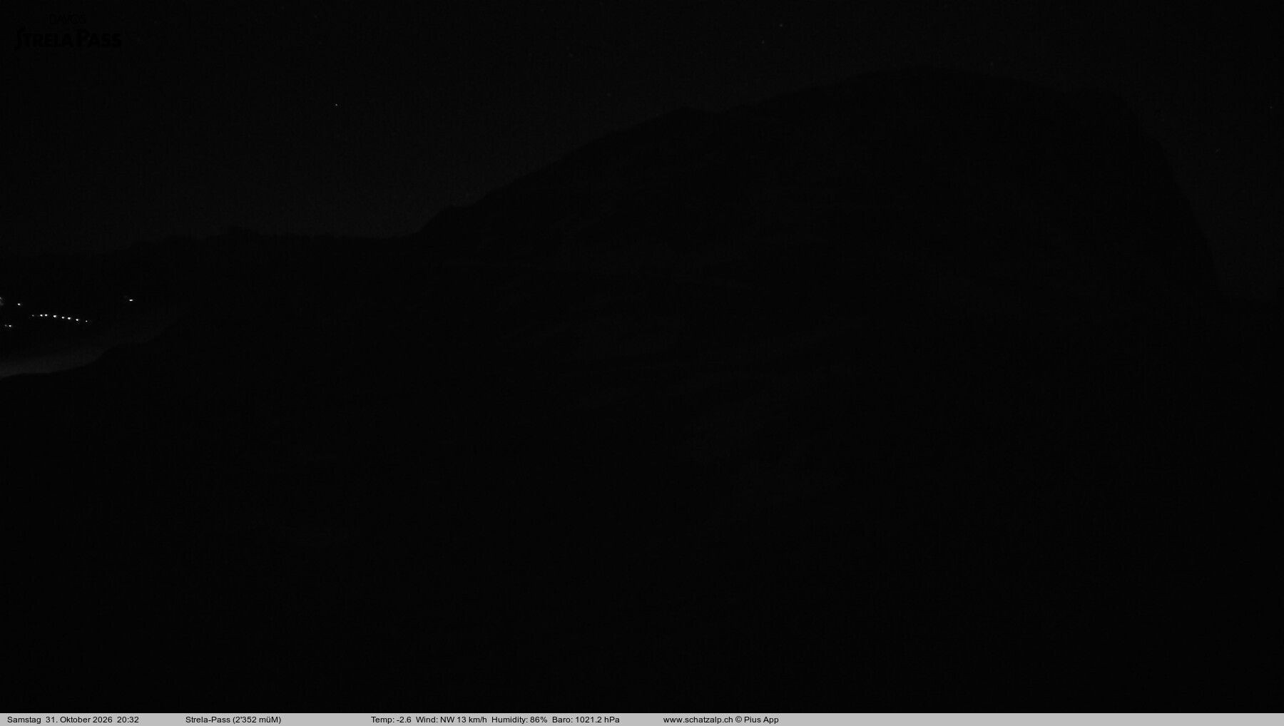 Archived image Webcam Schatzalp - Strela Pass