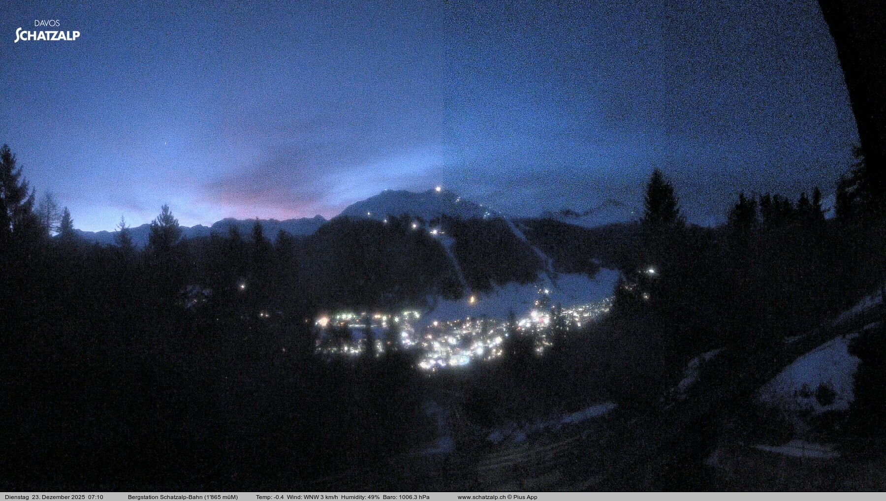 Archiv Foto Webcam Schatzalp