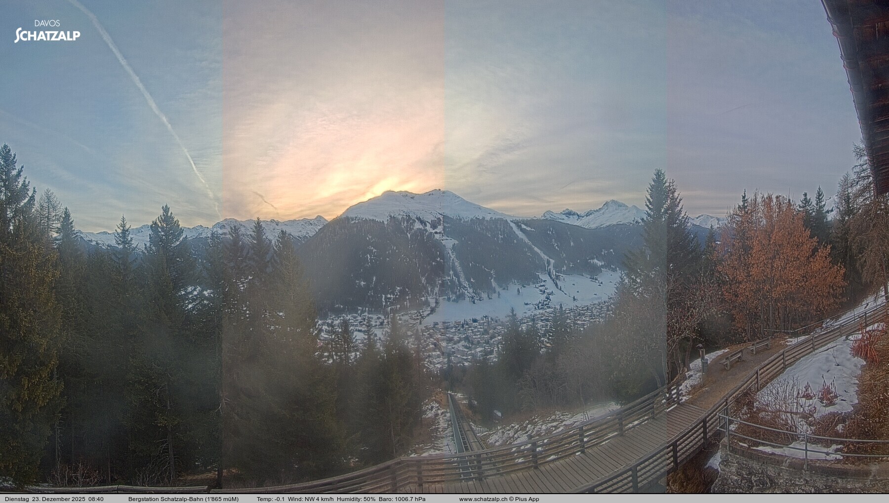 Archiv Foto Webcam Schatzalp