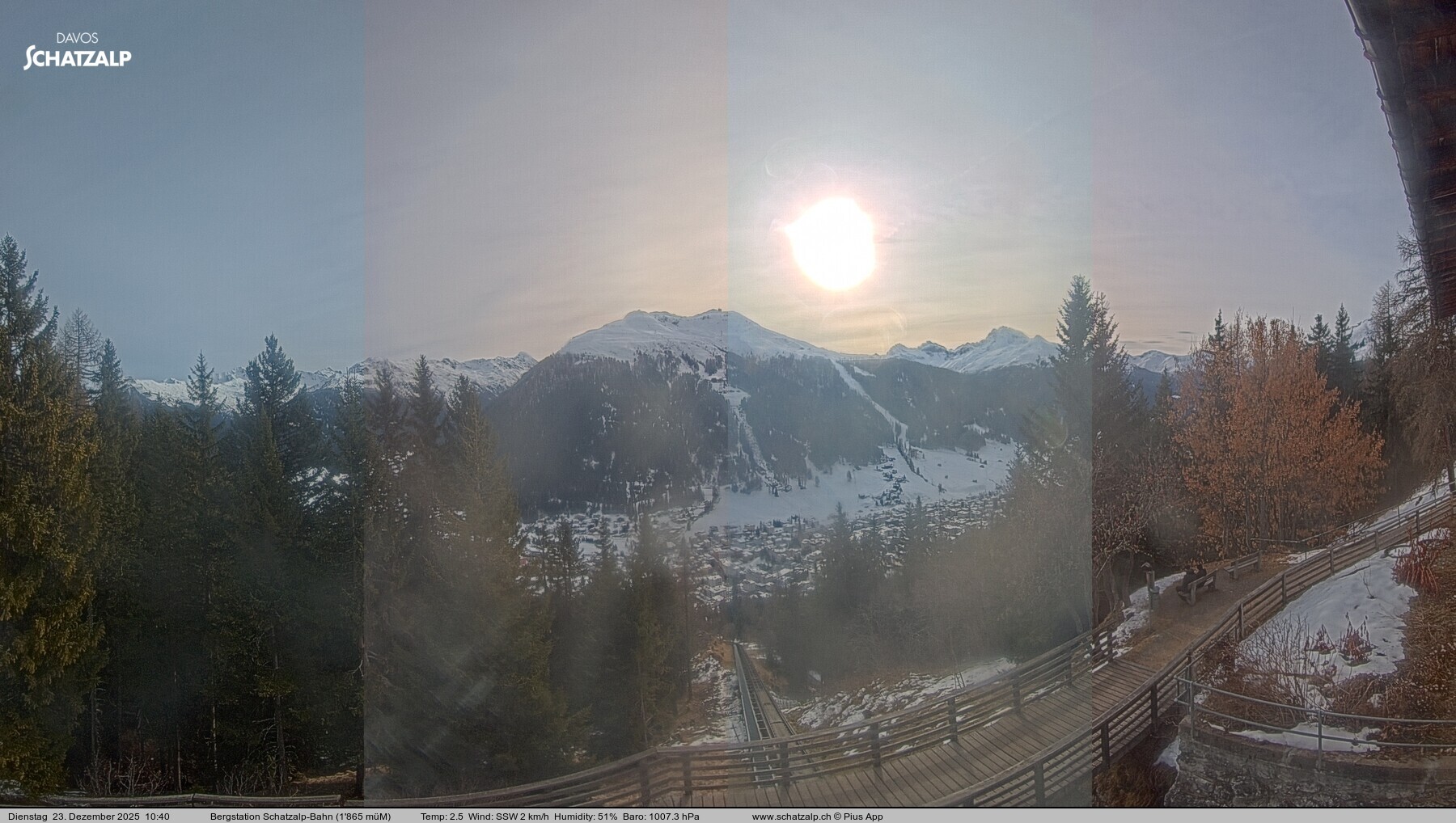 Archiv Foto Webcam Schatzalp