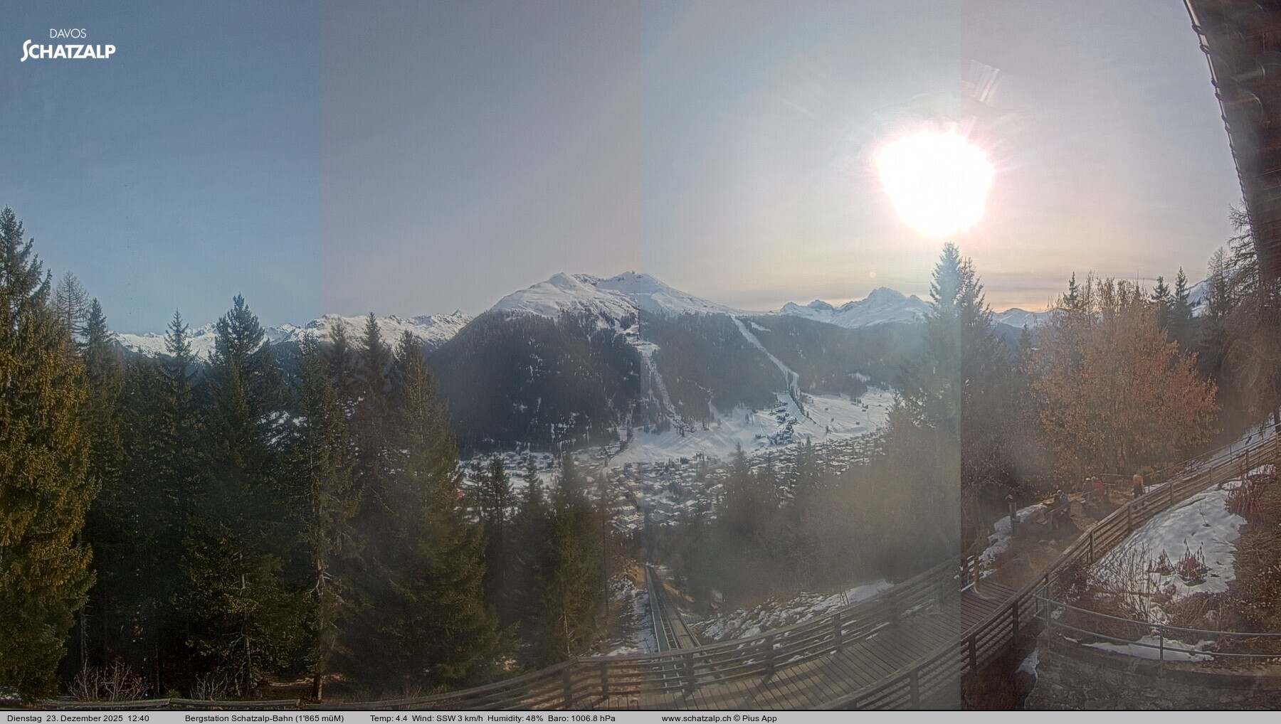 Archiv Foto Webcam Schatzalp