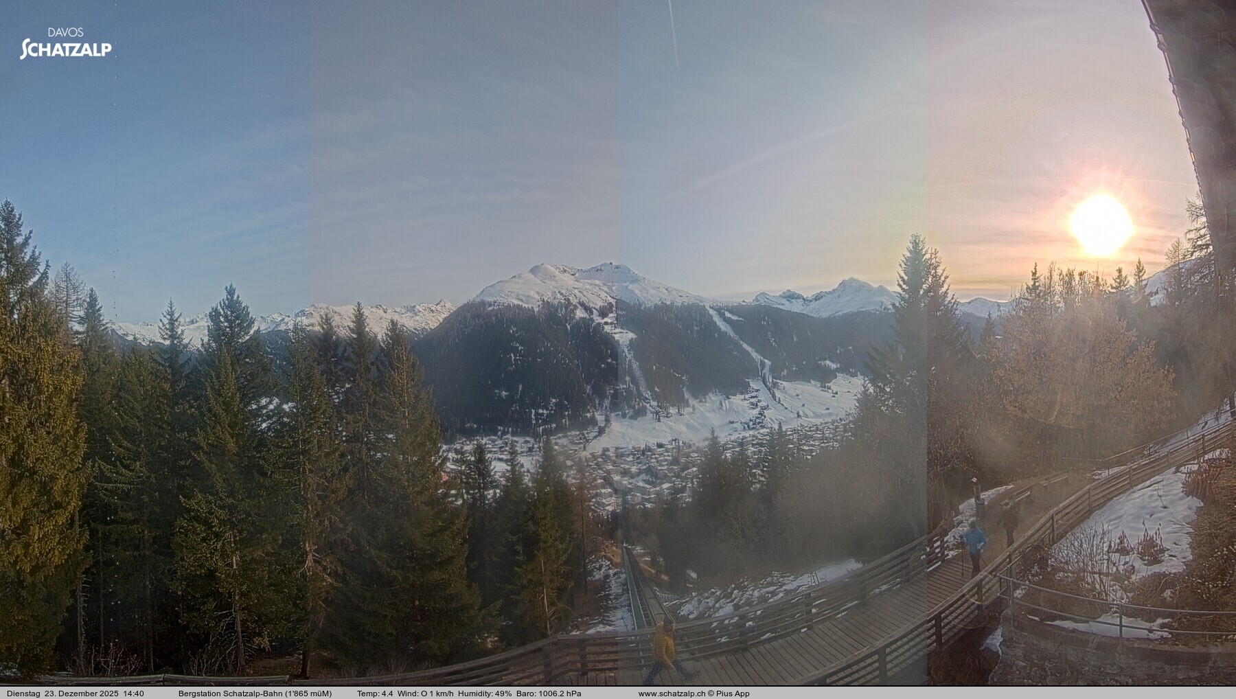 Archiv Foto Webcam Schatzalp