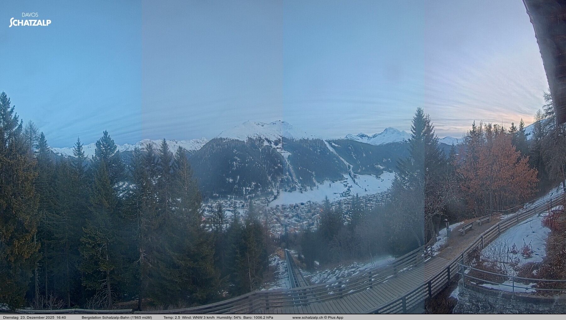 Archiv Foto Webcam Schatzalp