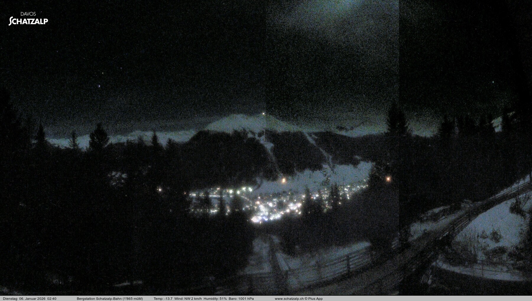 Archiv Foto Webcam Schatzalp