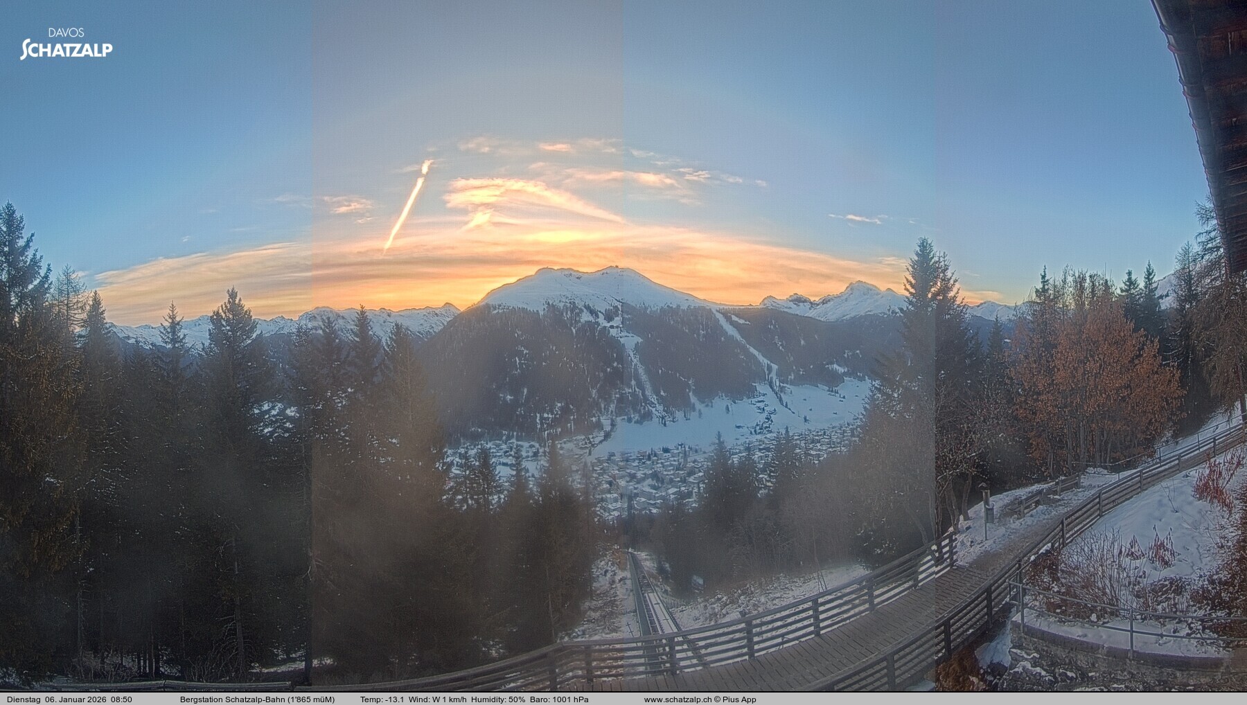 Archiv Foto Webcam Schatzalp