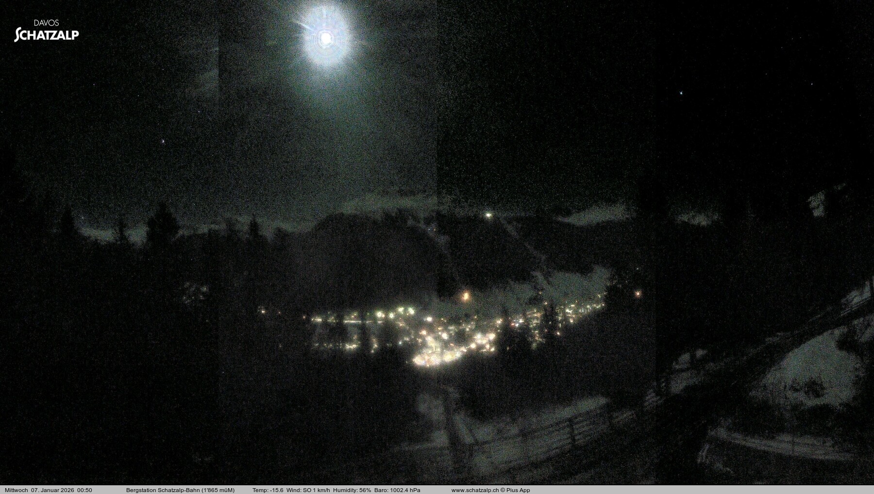 Archiv Foto Webcam Schatzalp