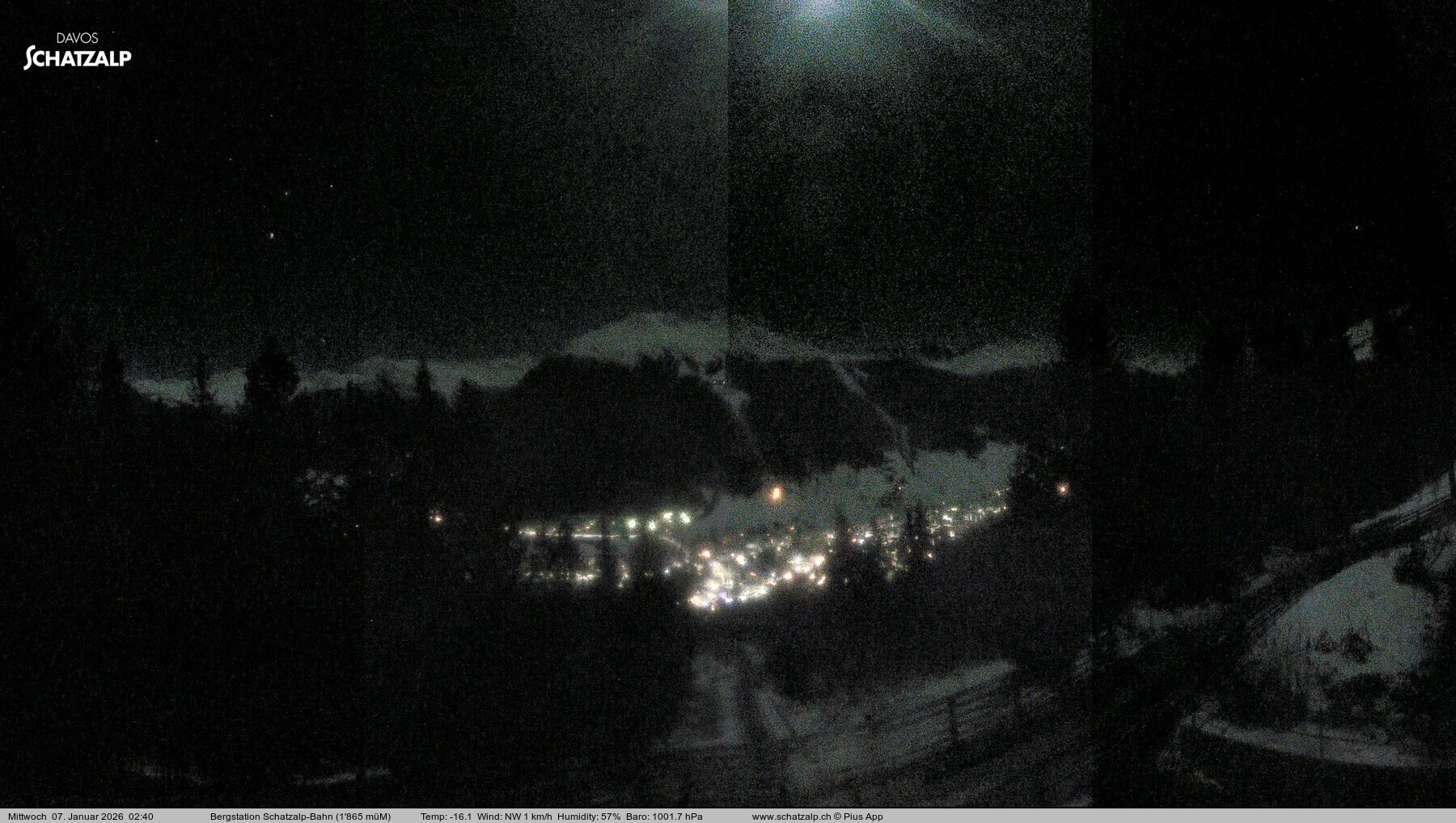 Archiv Foto Webcam Schatzalp