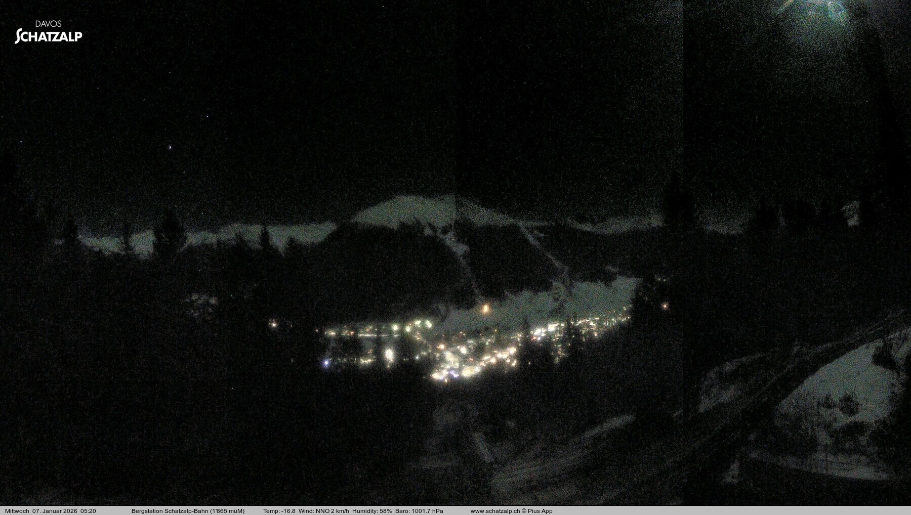 Archiv Foto Webcam Schatzalp