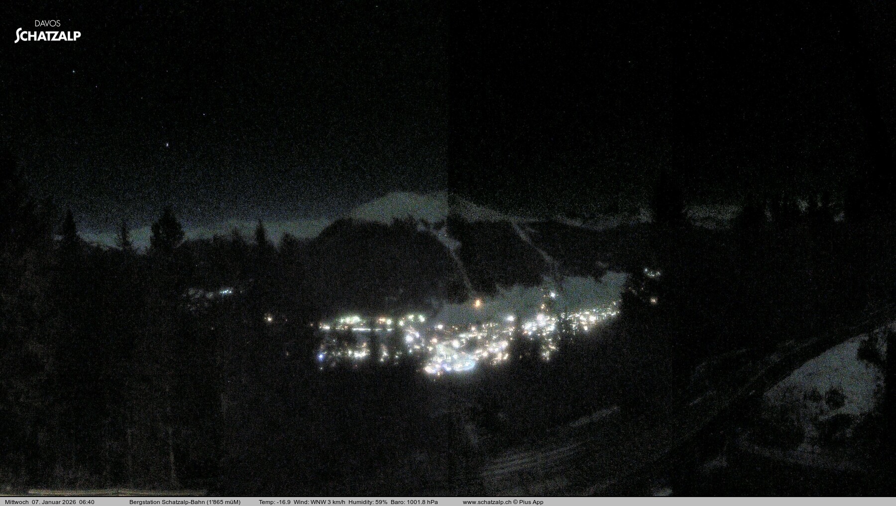 Archiv Foto Webcam Schatzalp