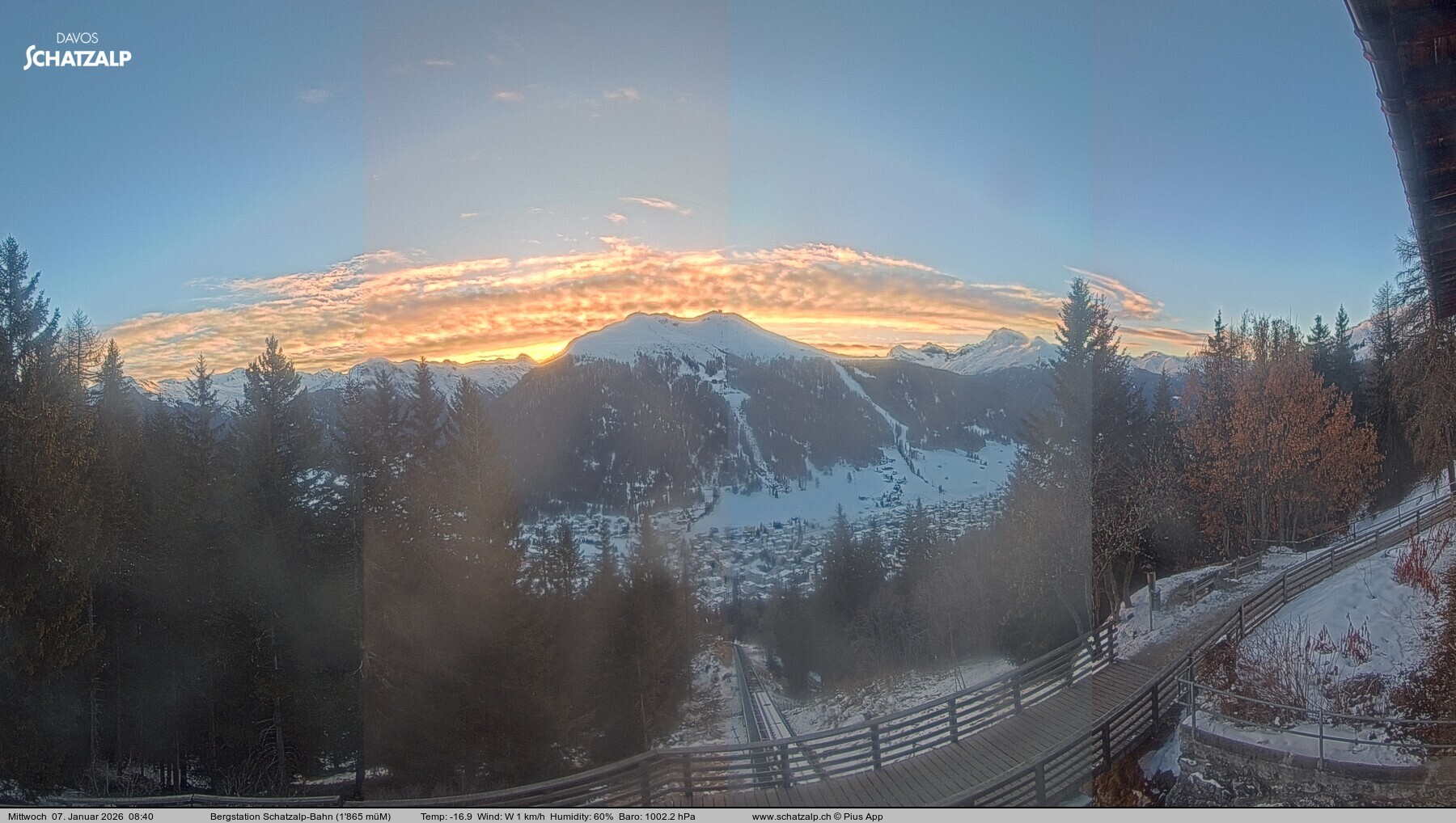 Archiv Foto Webcam Schatzalp