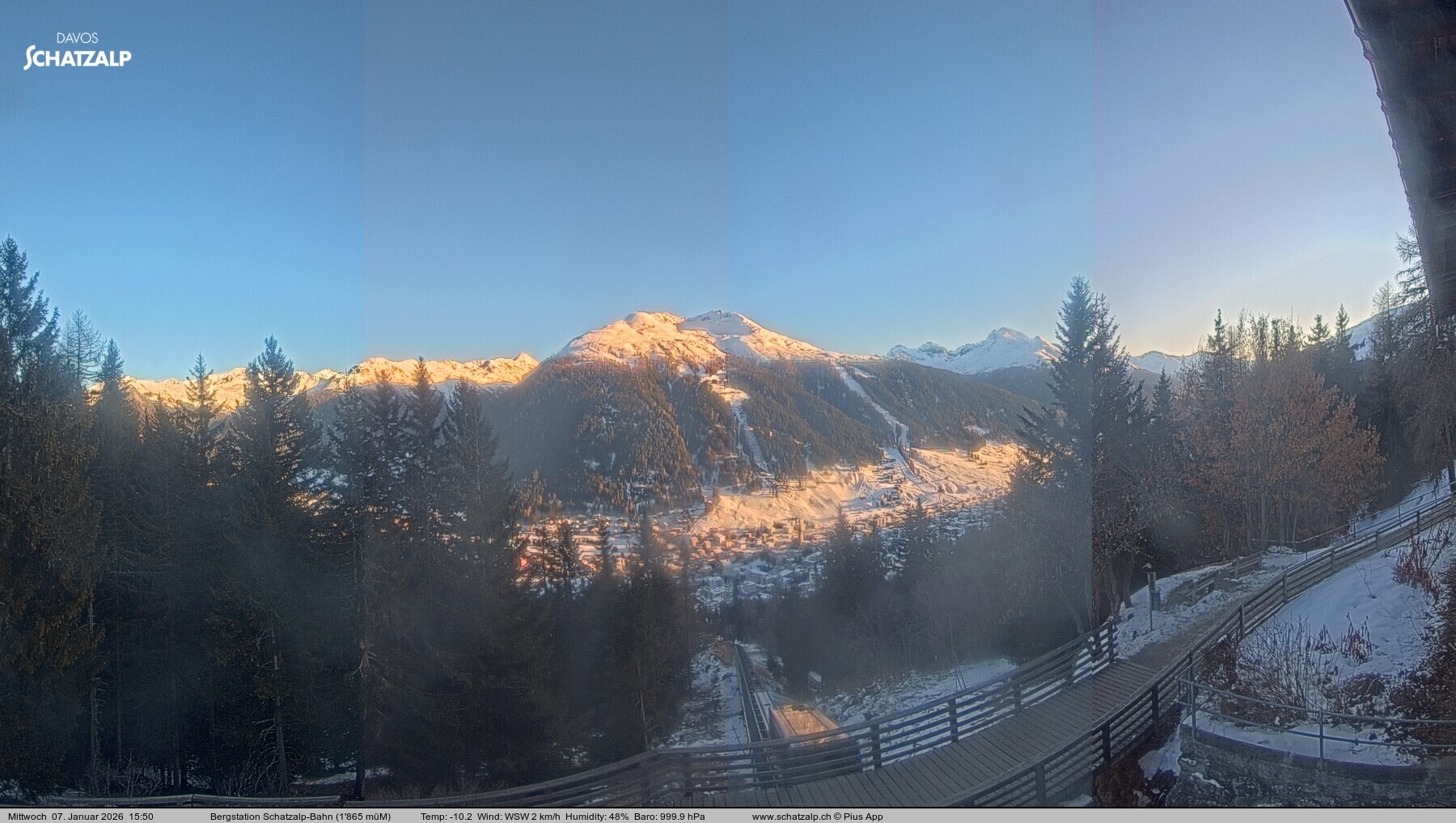 Archiv Foto Webcam Schatzalp