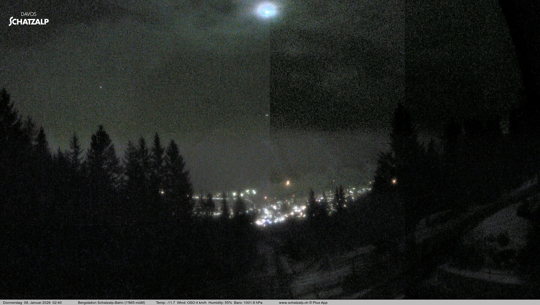 Archived image Webcam at Schatzalp