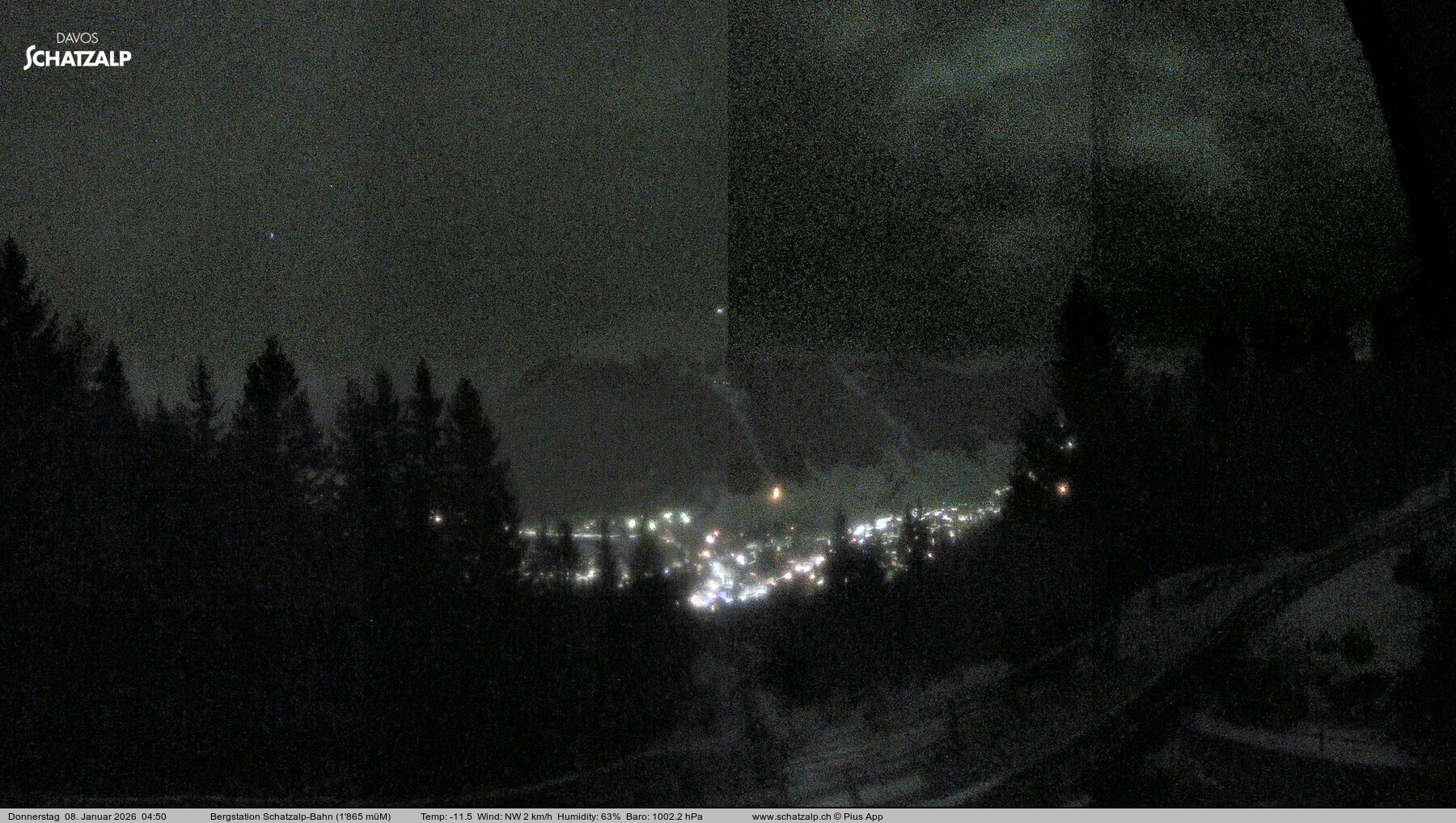 Archived image Webcam at Schatzalp