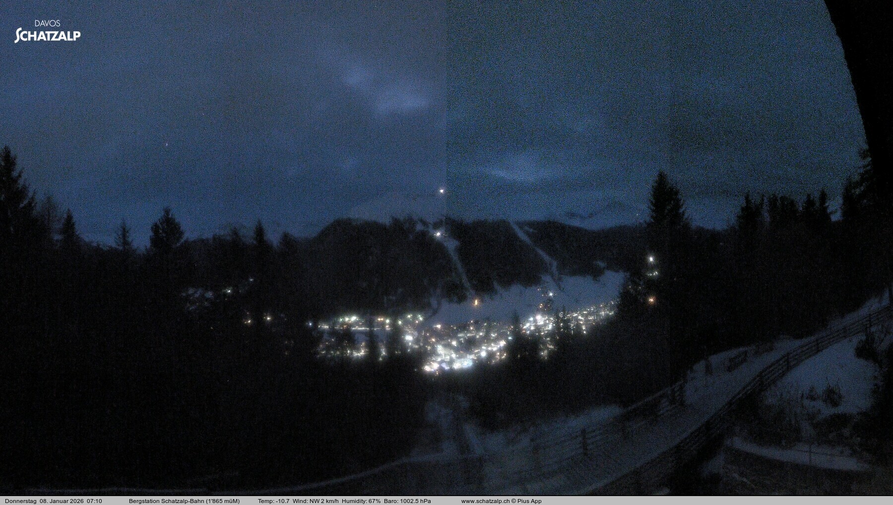 Archived image Webcam at Schatzalp