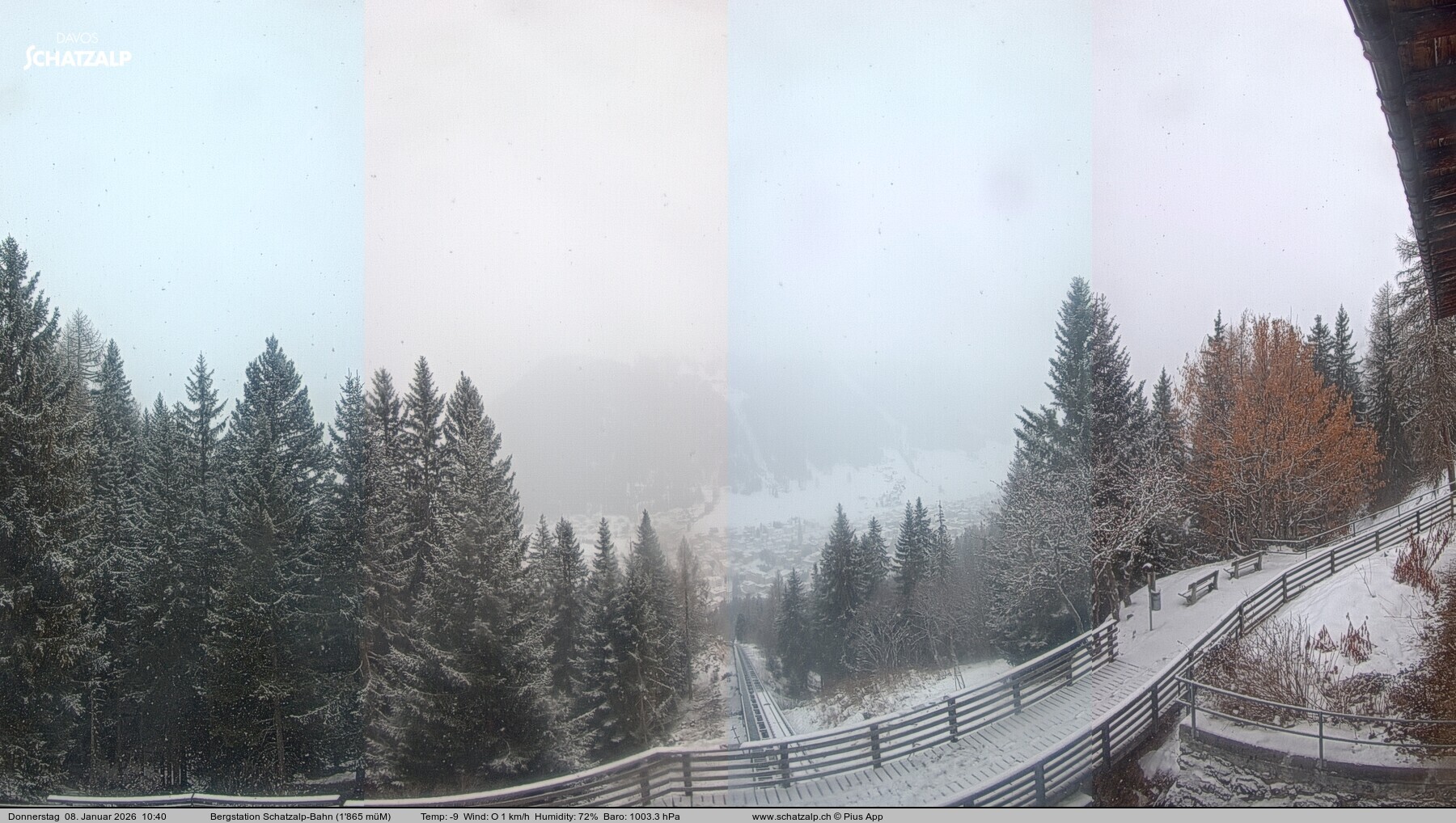 Archived image Webcam at Schatzalp