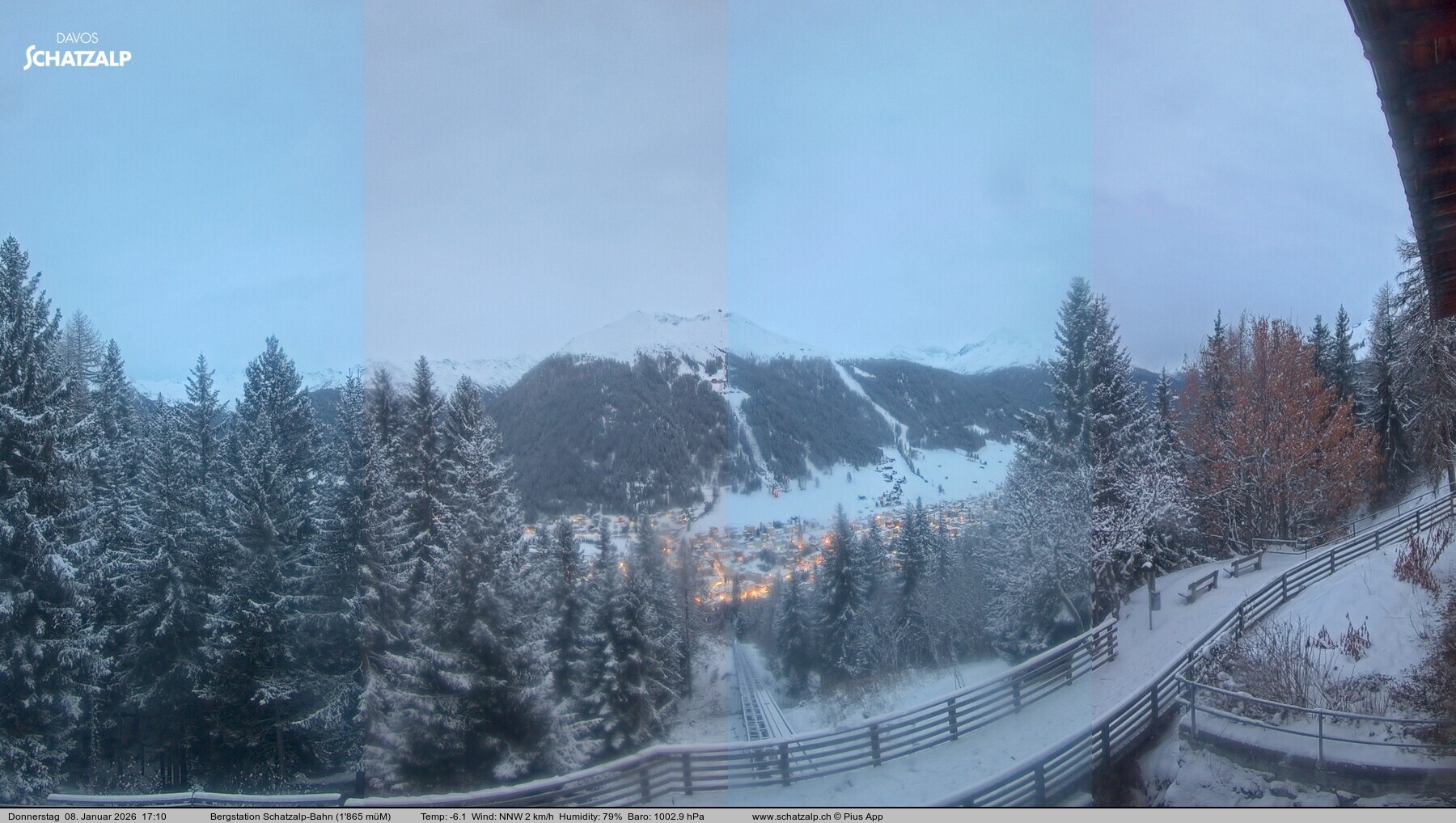 Archived image Webcam at Schatzalp