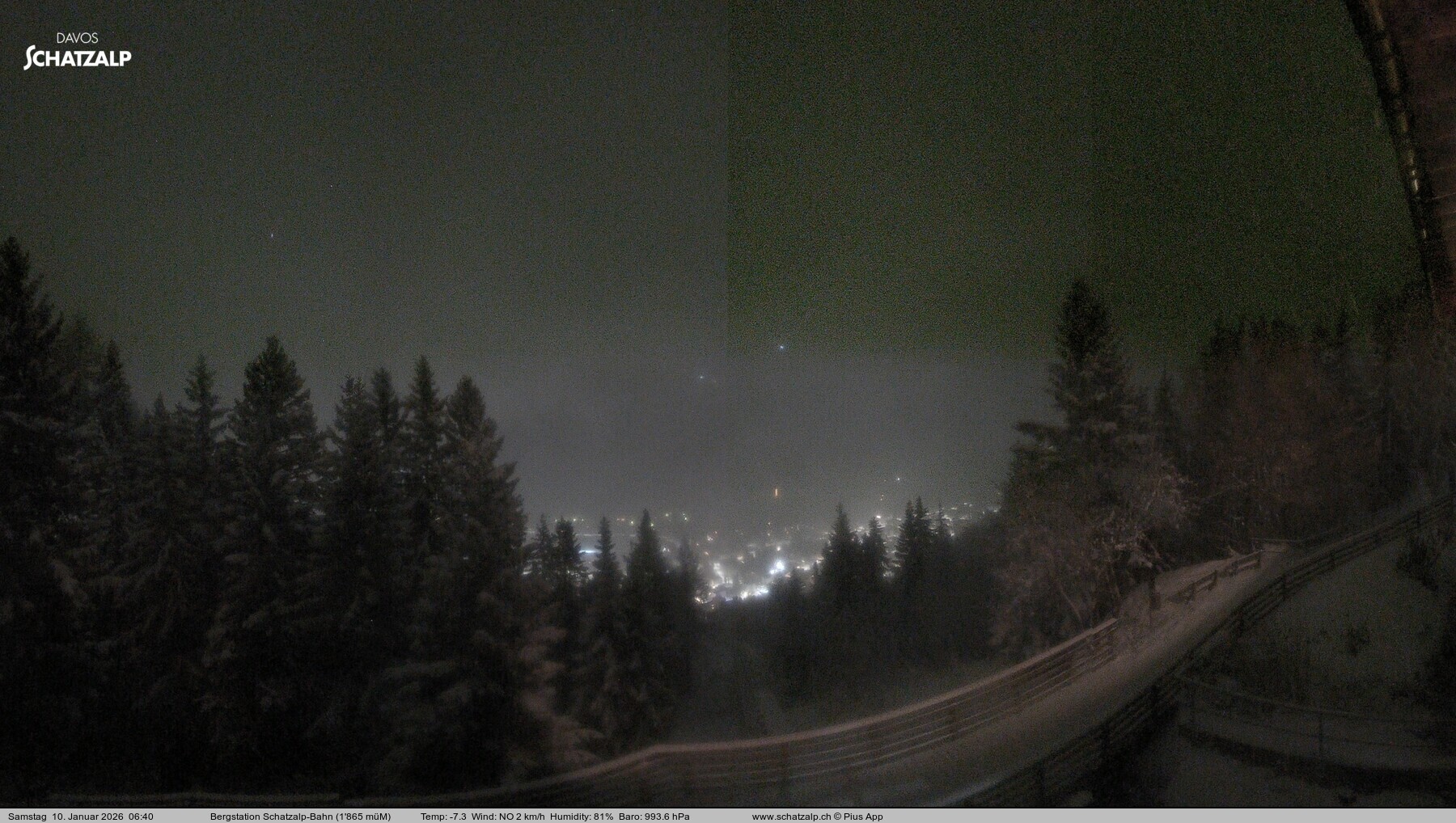 Archiv Foto Webcam Schatzalp