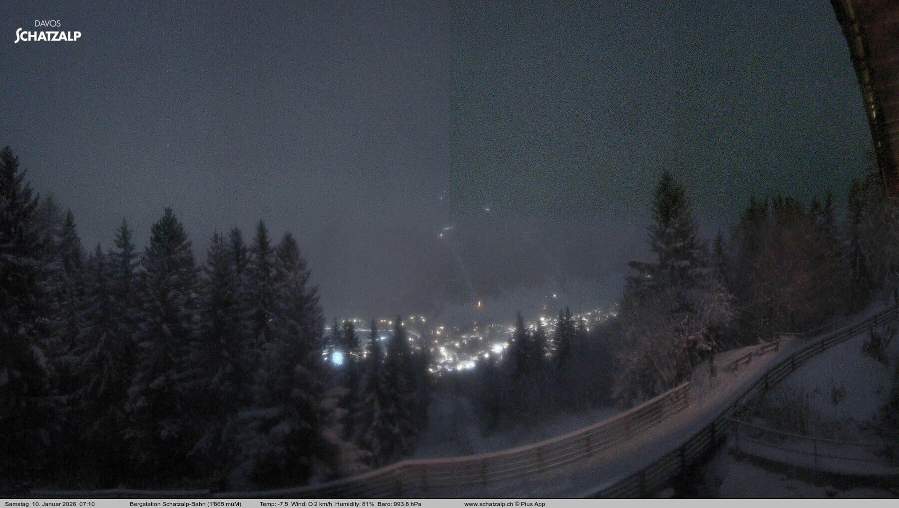 Archiv Foto Webcam Schatzalp