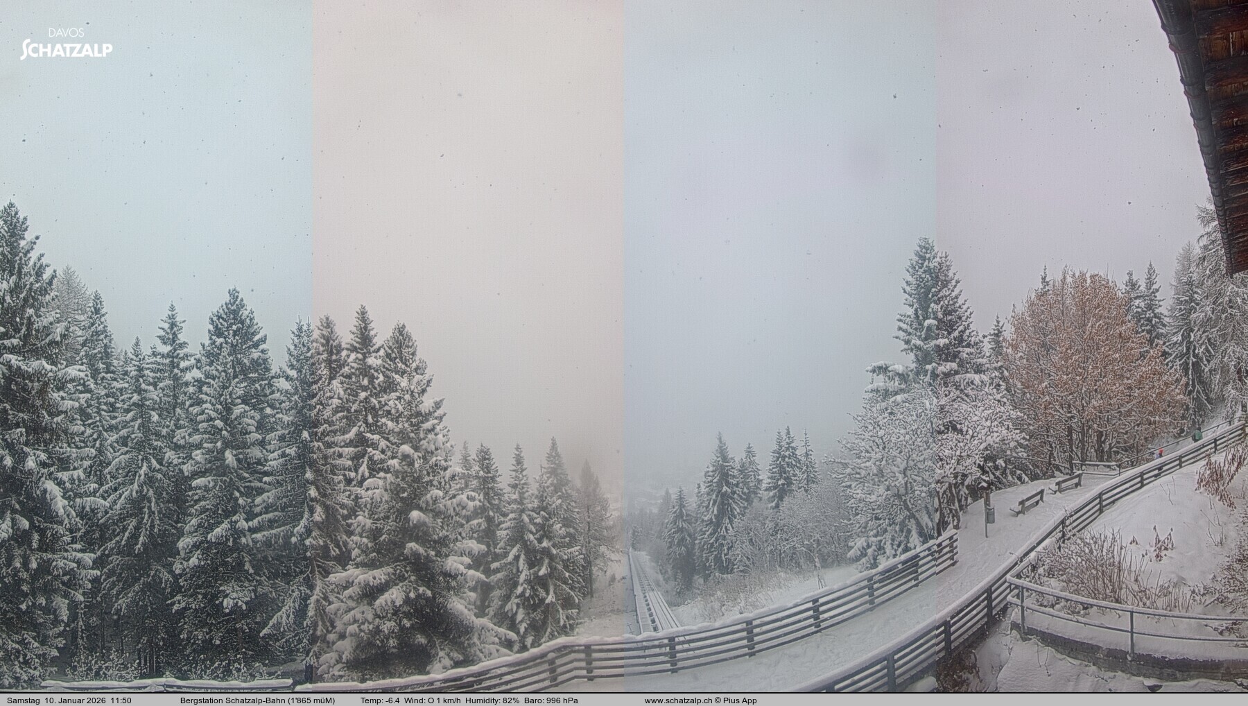 Archiv Foto Webcam Schatzalp