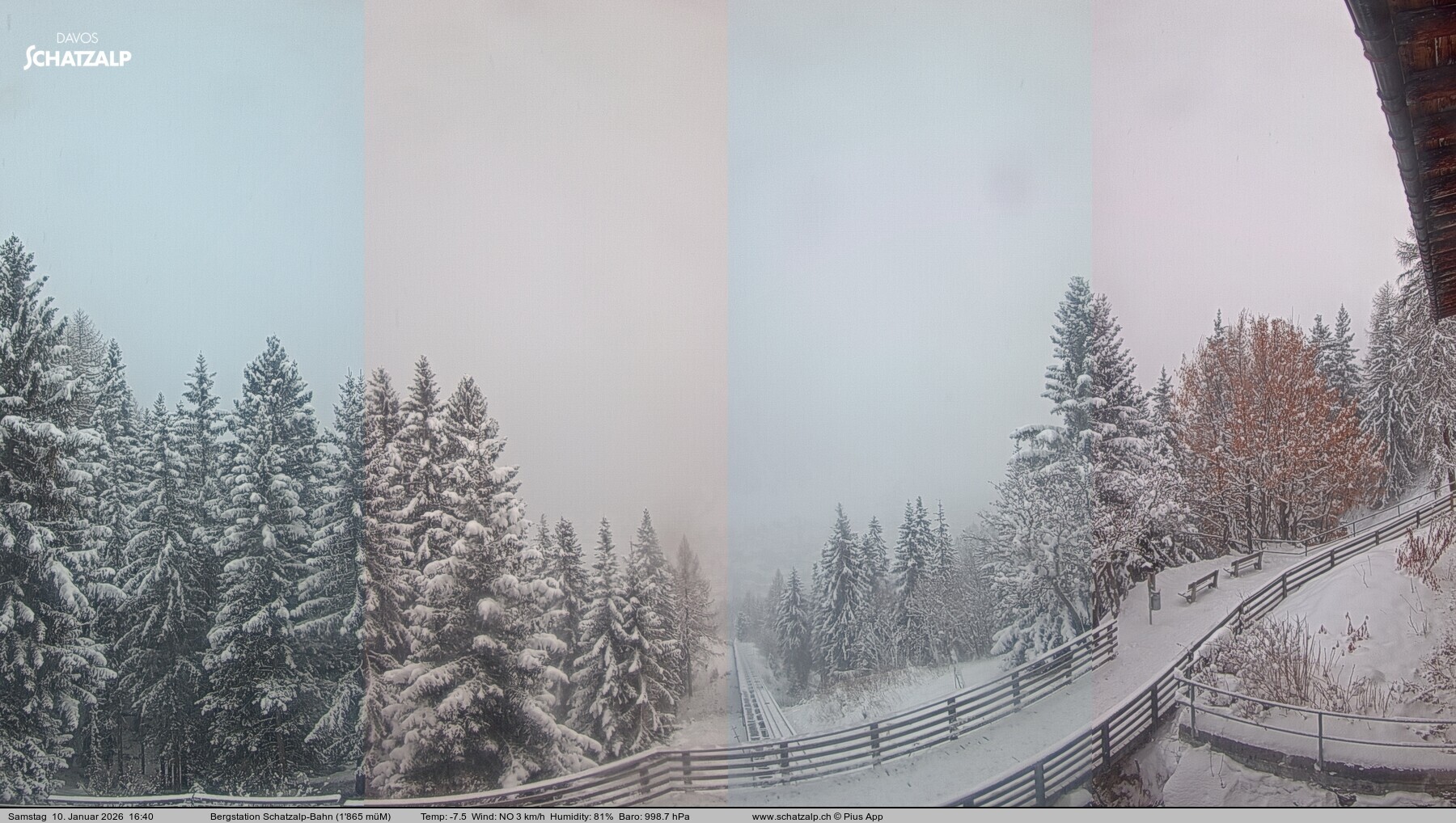 Archiv Foto Webcam Schatzalp