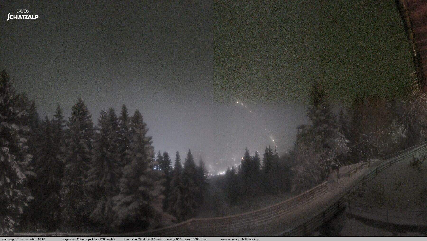 Archiv Foto Webcam Schatzalp