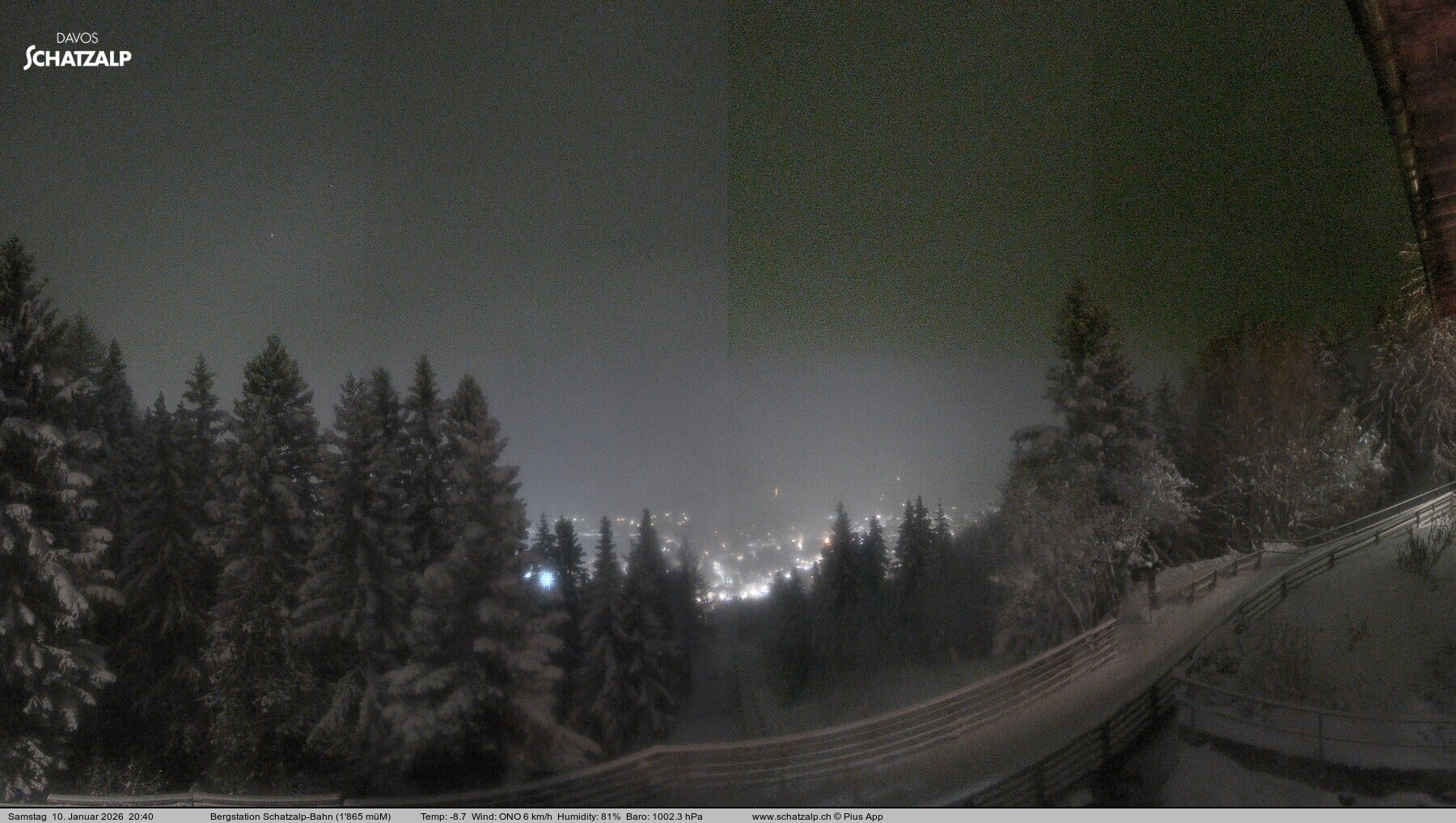 Archiv Foto Webcam Schatzalp