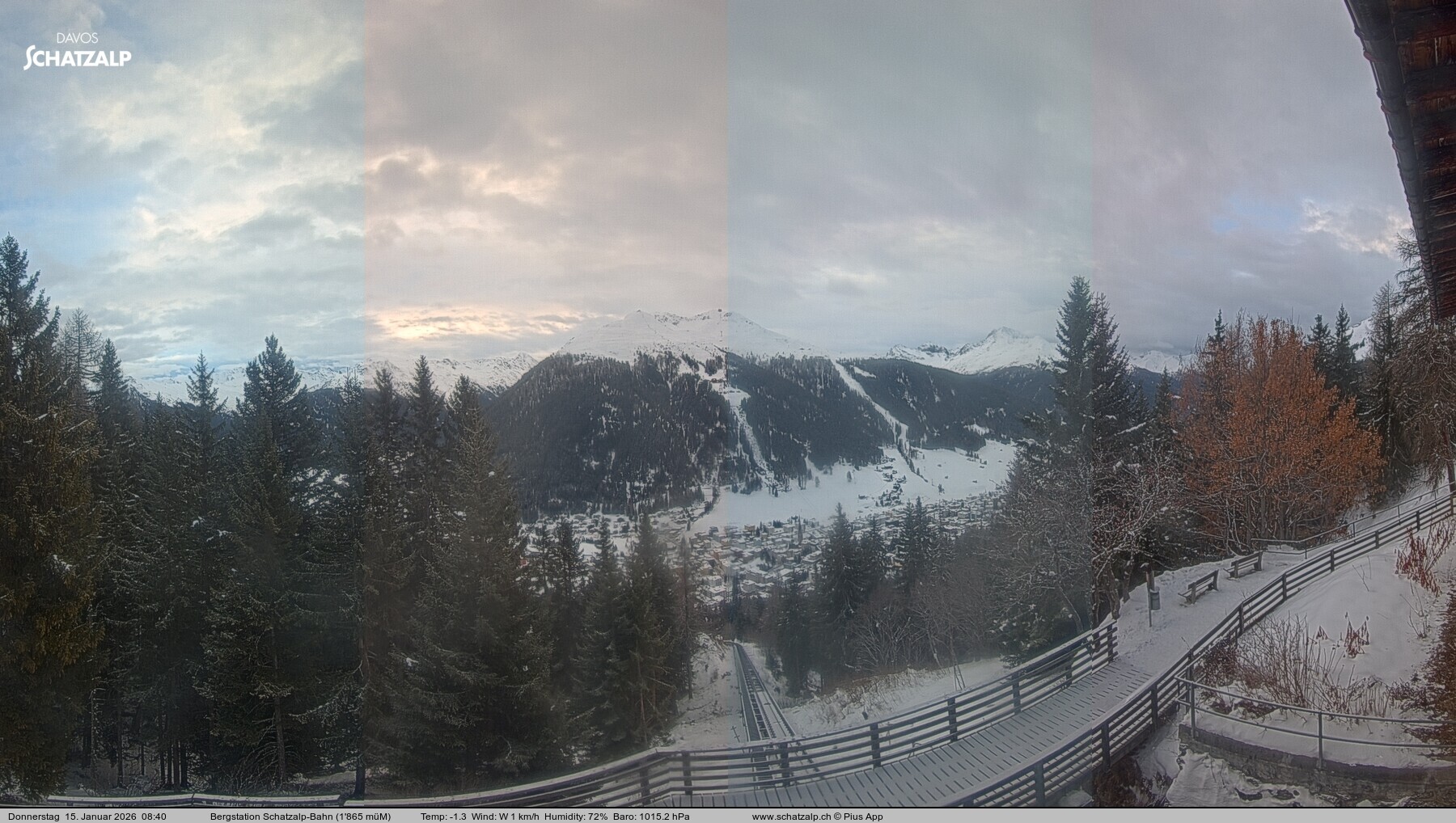 Archiv Foto Webcam Schatzalp