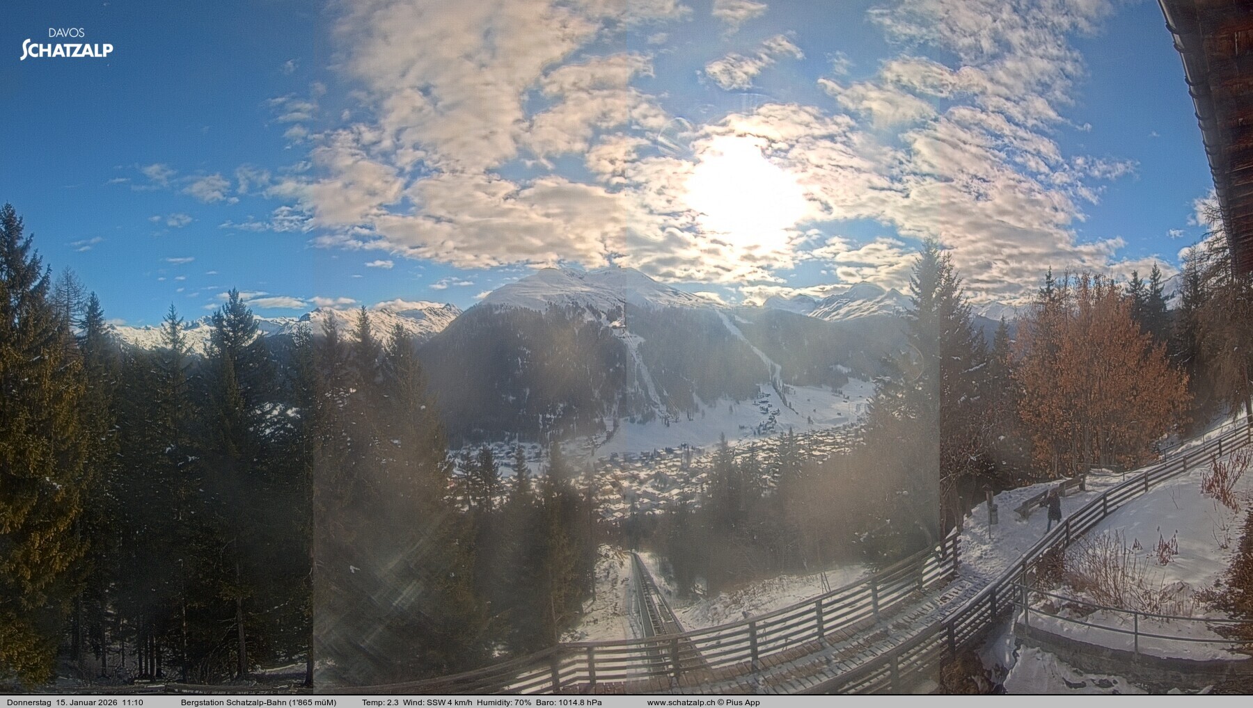 Archiv Foto Webcam Schatzalp