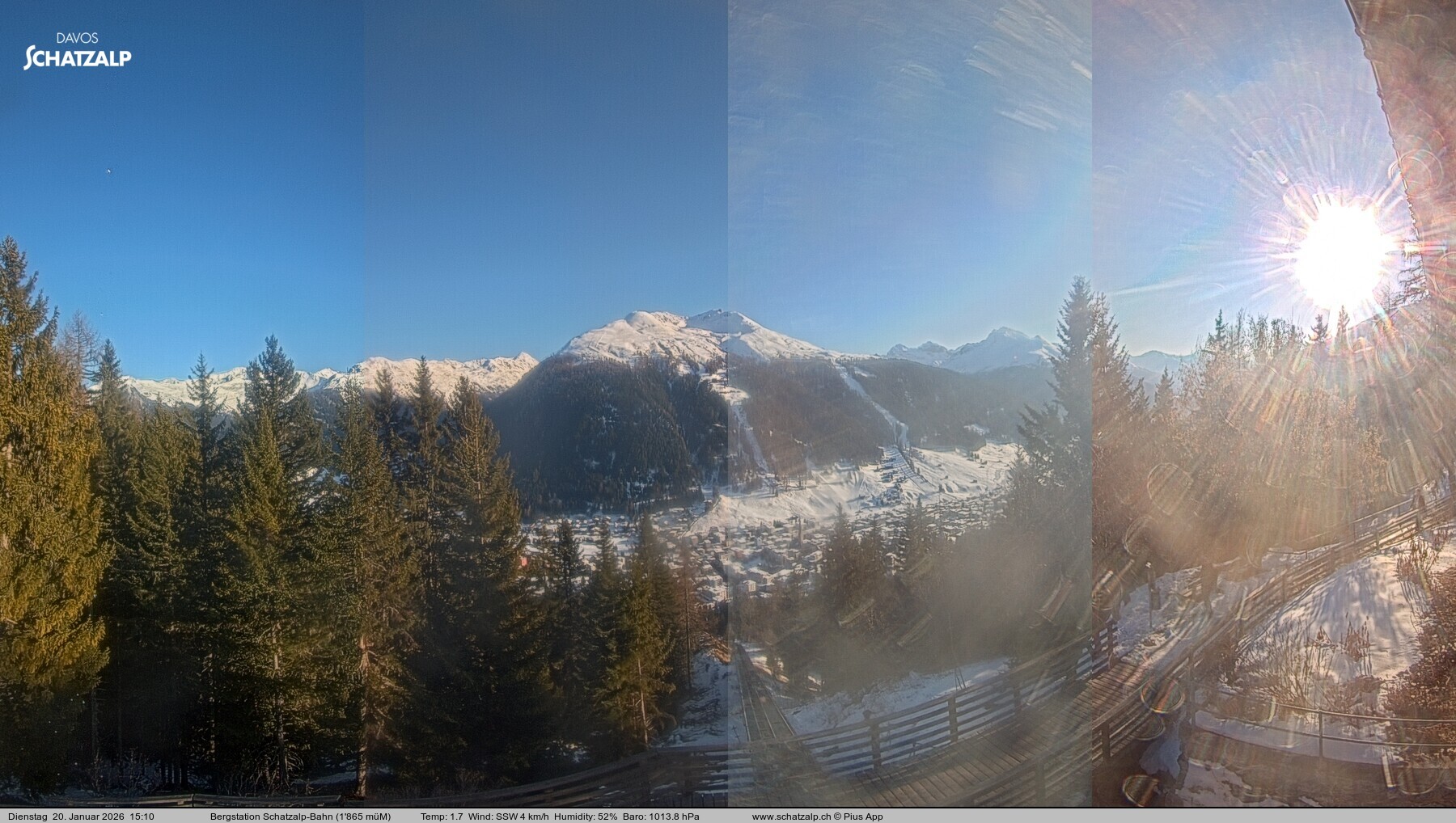 Archived image Webcam at Schatzalp