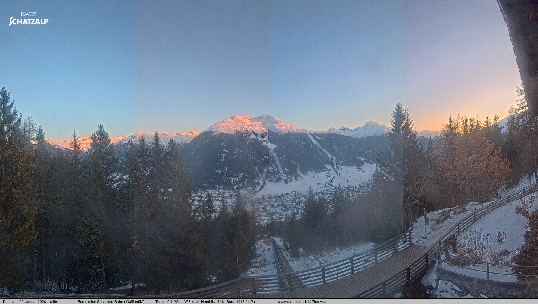 Archived image Webcam at Schatzalp