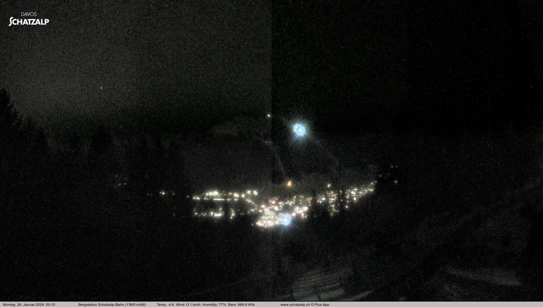 Archiv Foto Webcam Schatzalp