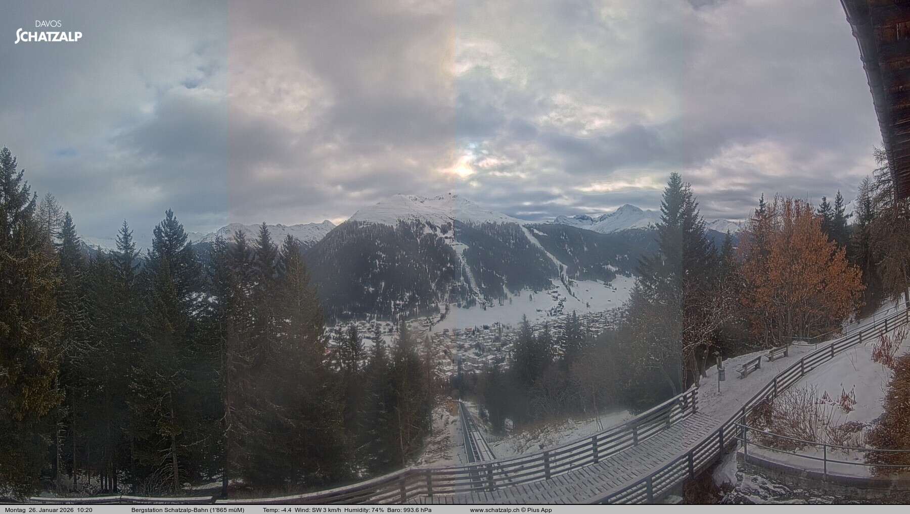 Archiv Foto Webcam Schatzalp