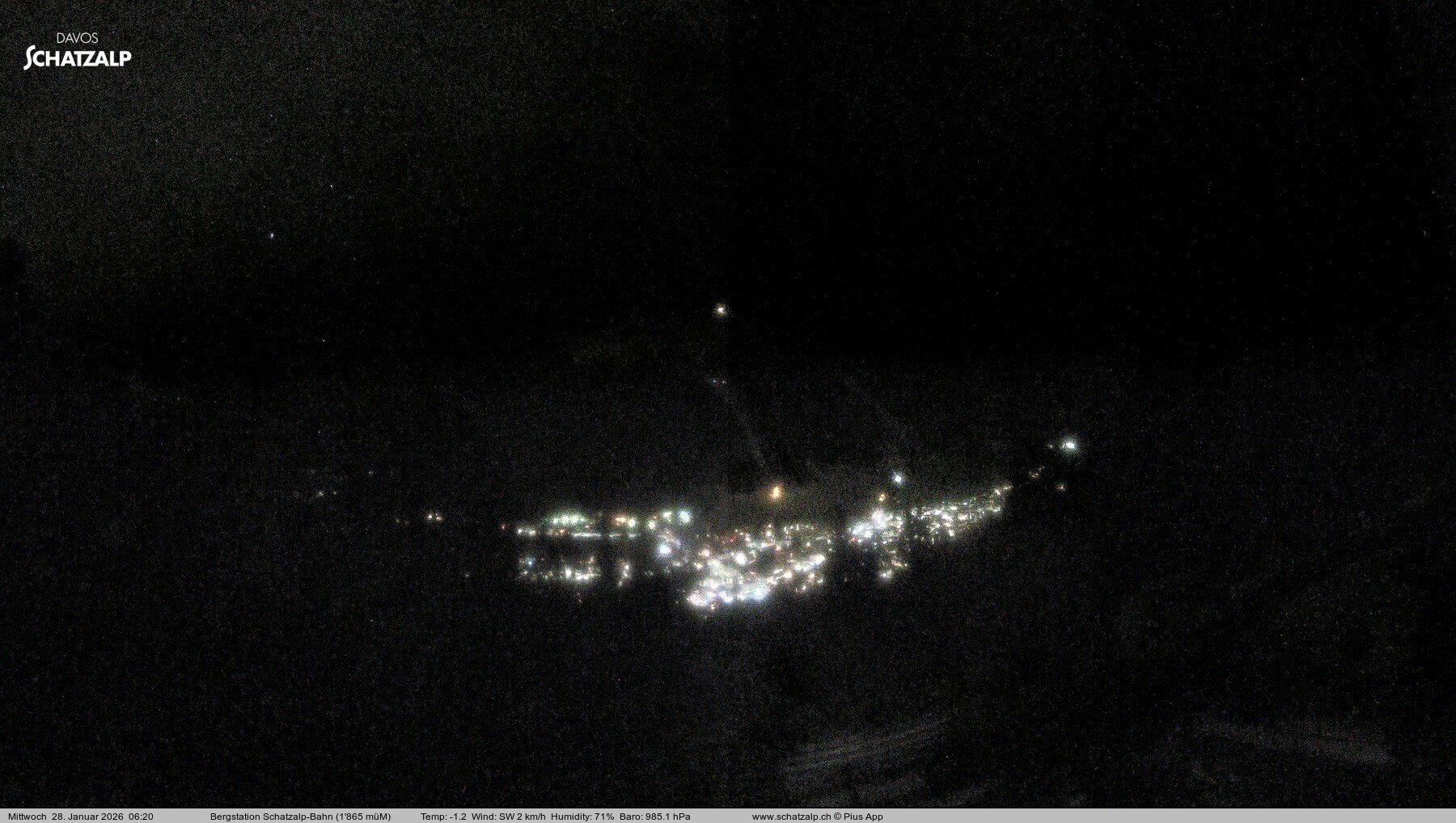 Archiv Foto Webcam Schatzalp