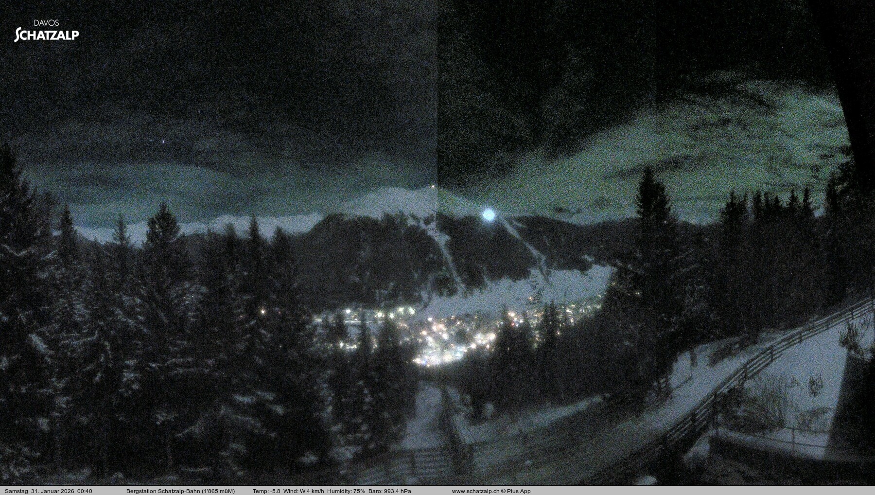 Archiv Foto Webcam Schatzalp