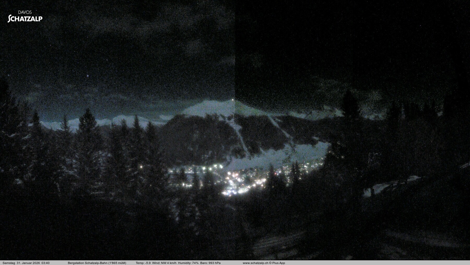 Archiv Foto Webcam Schatzalp