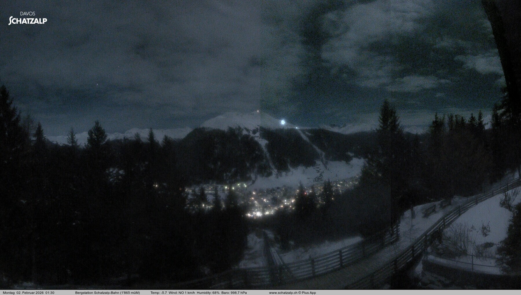 Archived image Webcam at Schatzalp