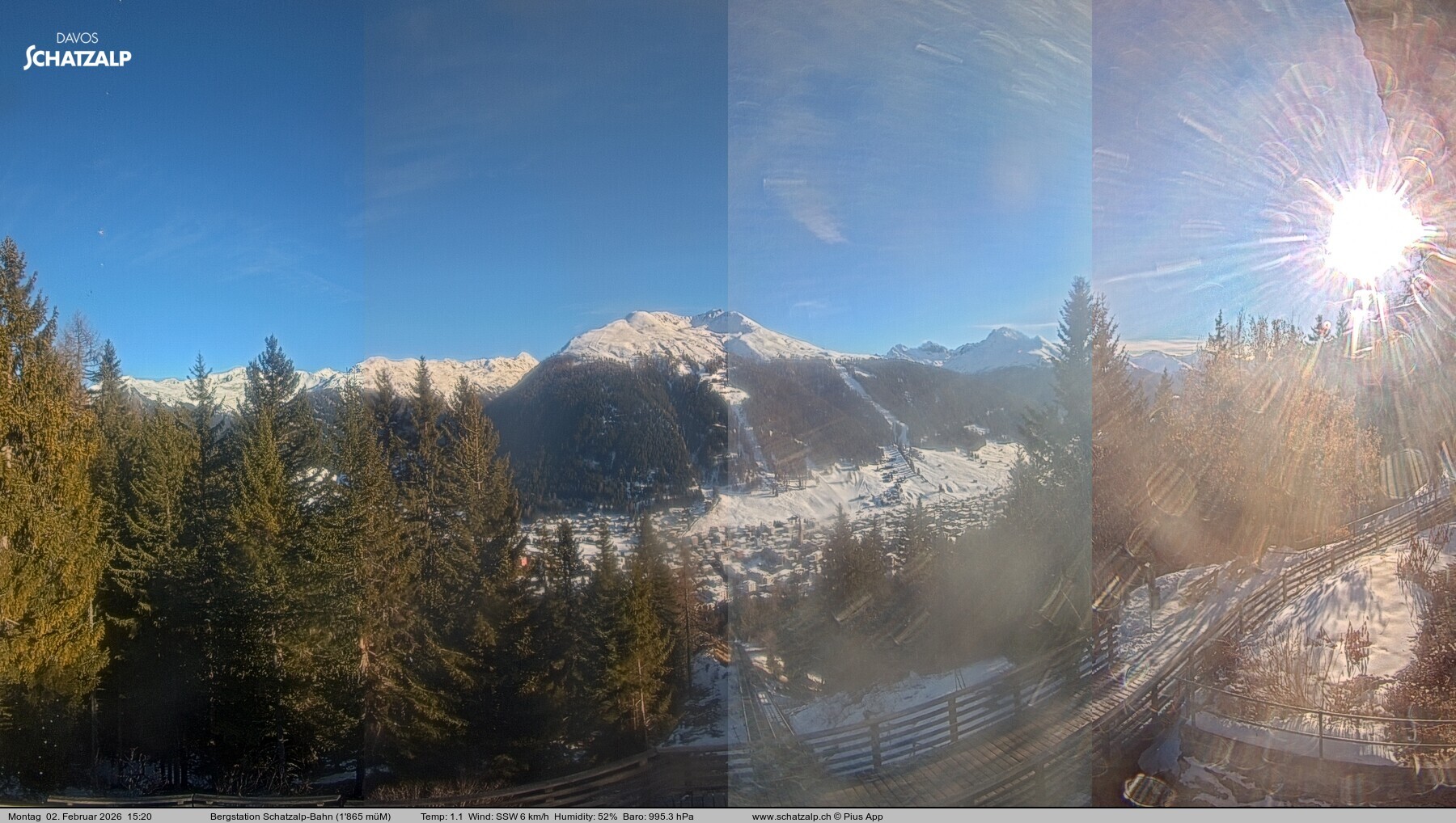 Archived image Webcam at Schatzalp