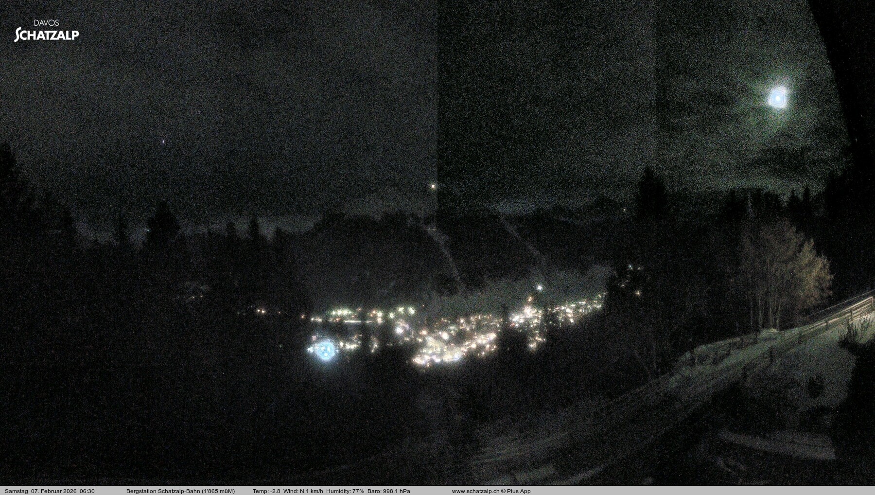 Archiv Foto Webcam Schatzalp