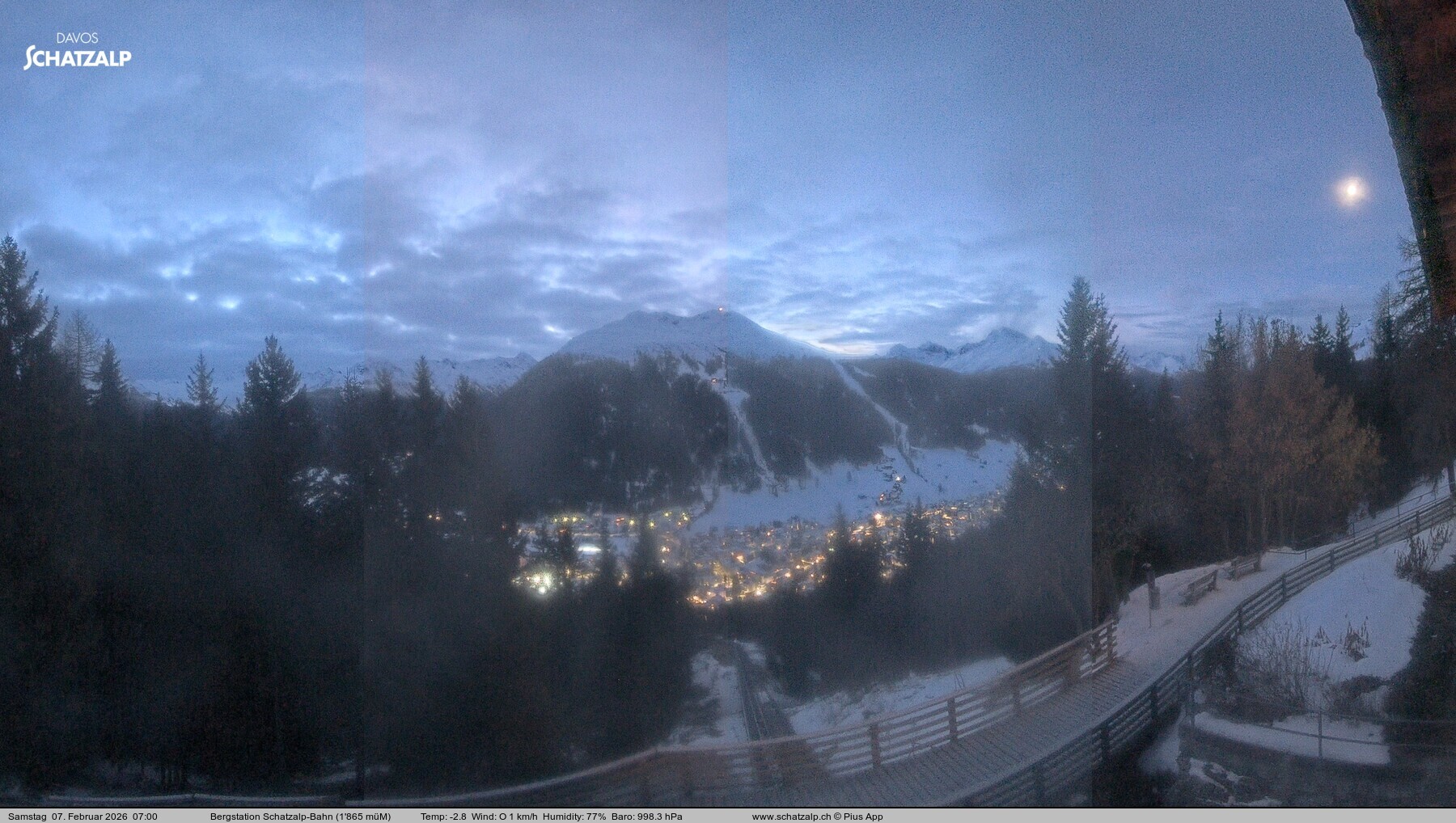 Archiv Foto Webcam Schatzalp