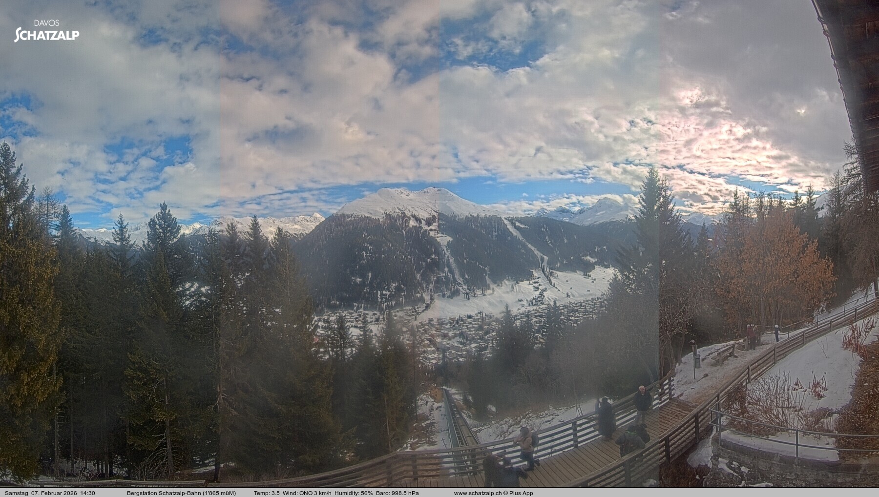 Archiv Foto Webcam Schatzalp