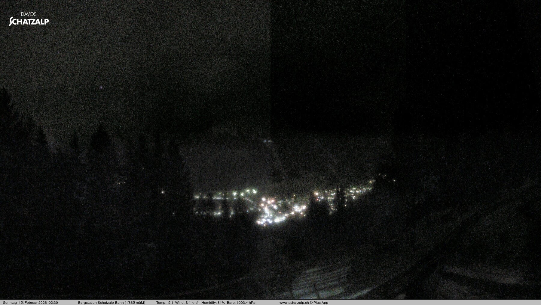 Archived image Webcam at Schatzalp