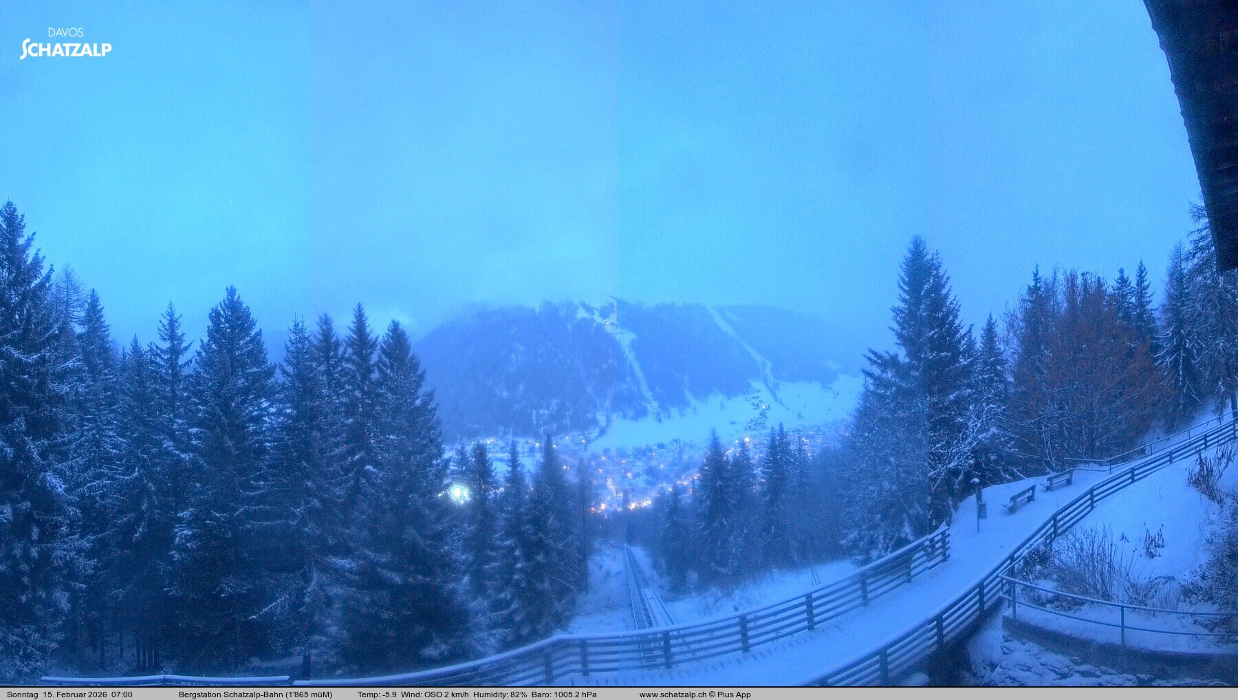 Archived image Webcam at Schatzalp