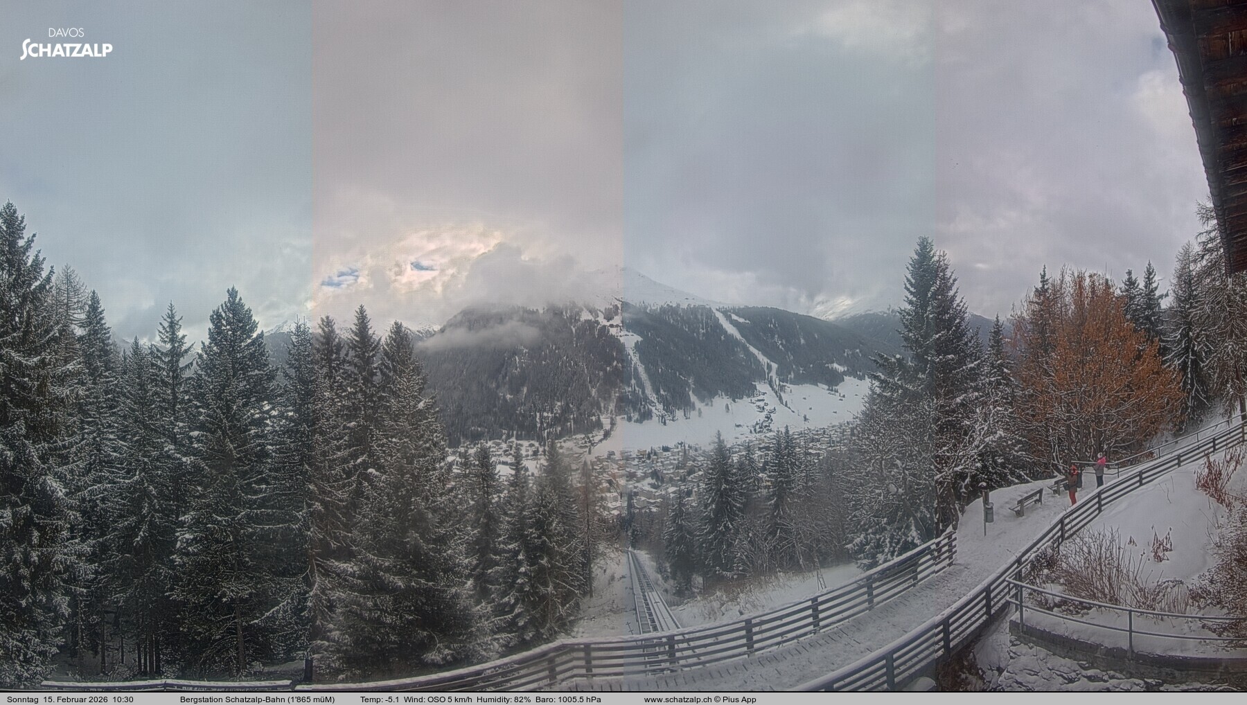 Archived image Webcam at Schatzalp