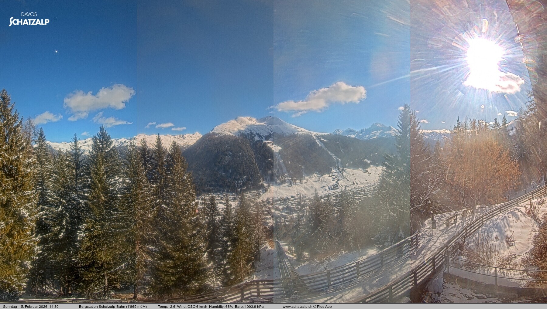 Archived image Webcam at Schatzalp