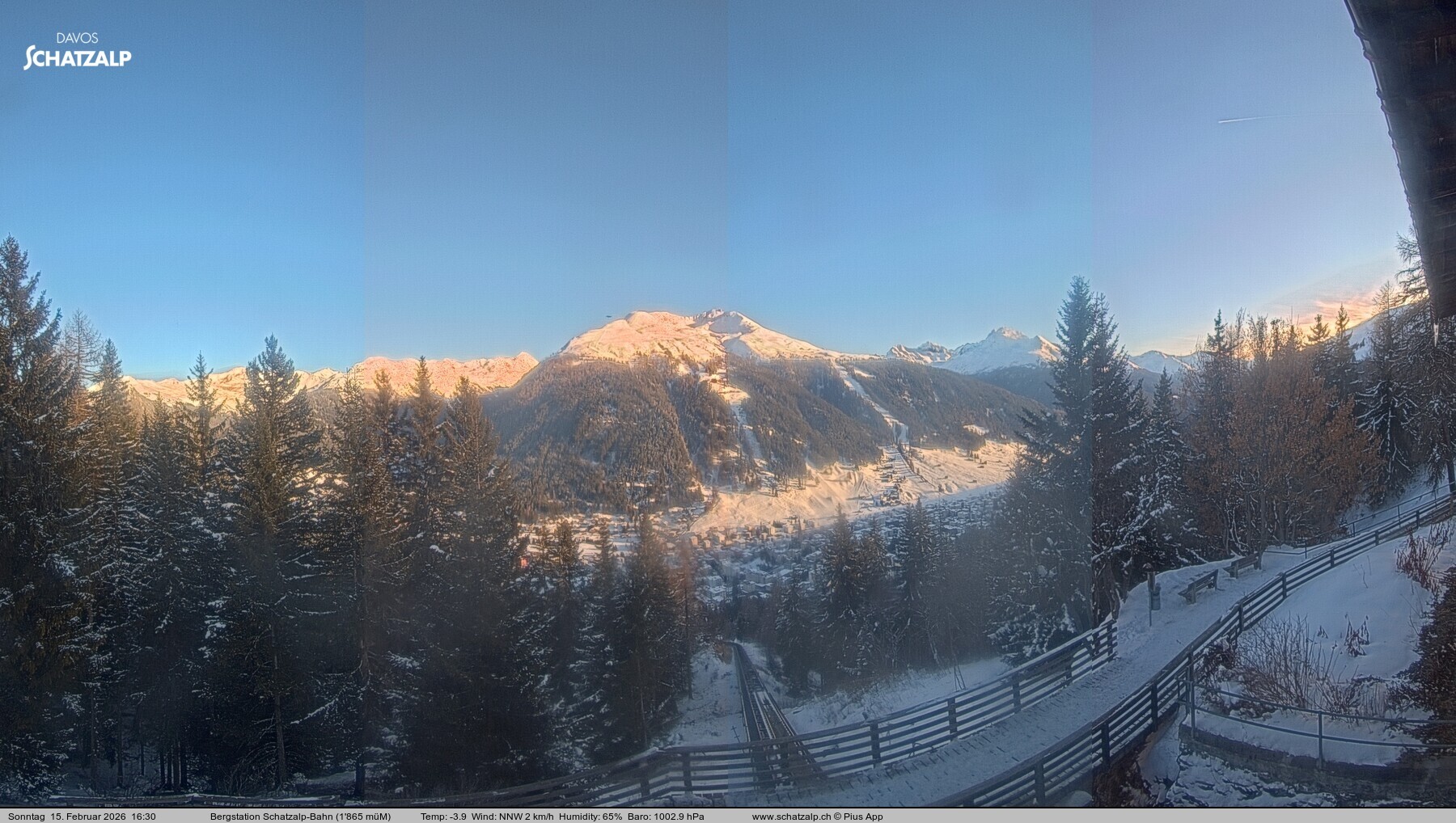 Archived image Webcam at Schatzalp